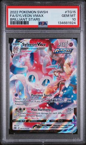 2022 Pokemon Sword & Shield Brilliant Stars Tg15 Full Art/sylveon