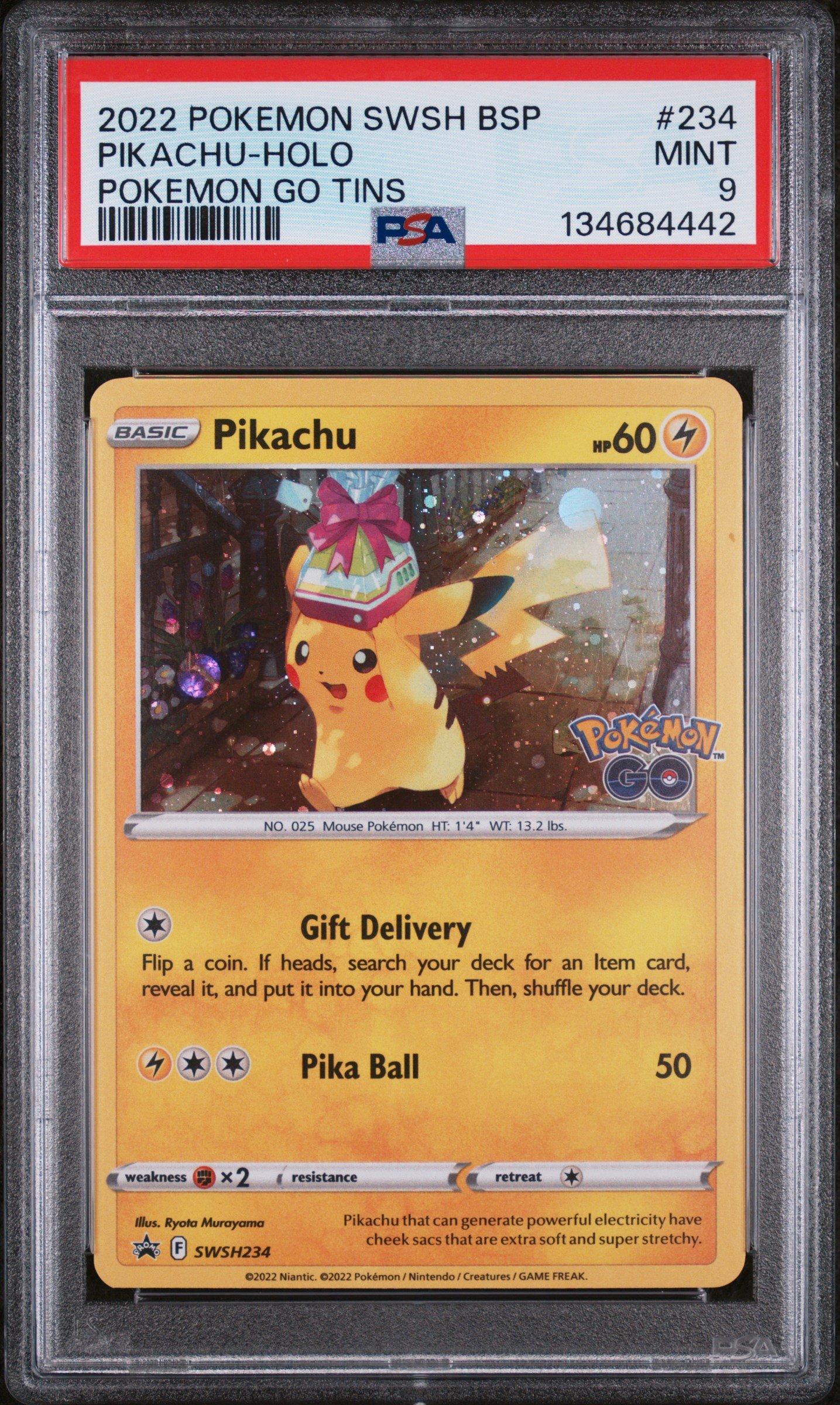 2022 Pokemon Swsh Black Star Promo 234 Pikachu-holo Pokemon Go