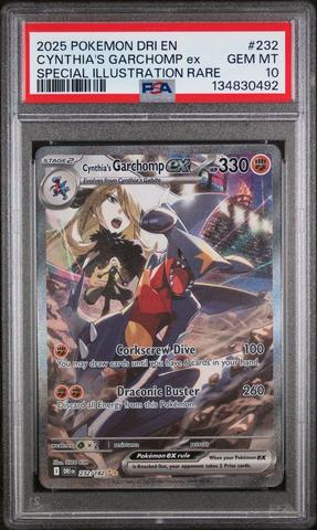 2025 Pokemon Dri En-destined Rivals 232 Cynthia's Garchomp Ex