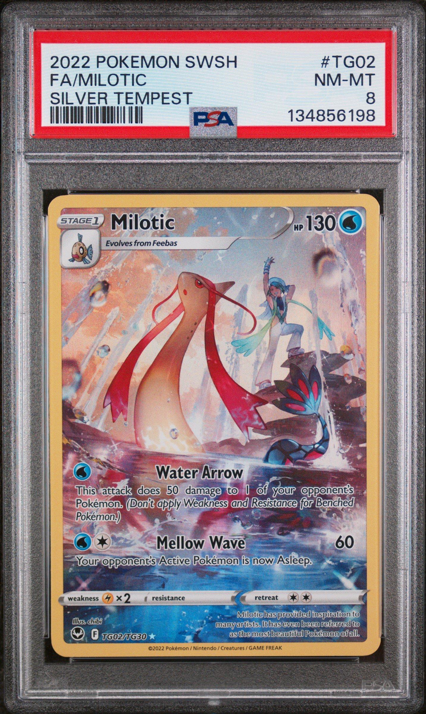 mega milotic pokemon card 2022 TG02 Full Art Holo Silver Tempest PSA 10 Graded Lx2 / None / 2 SWSH02 Milotic 50 - SV06 Twilight