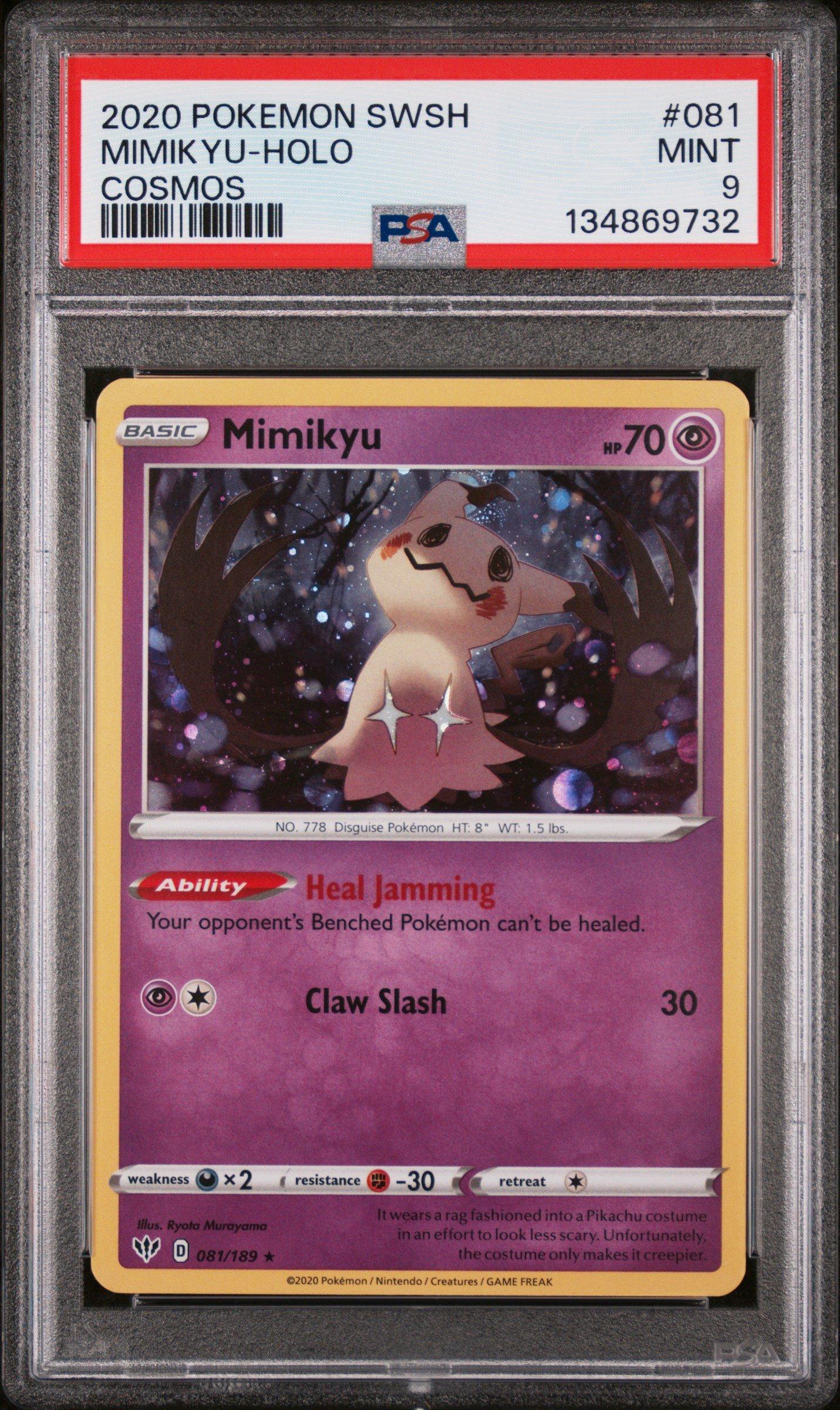 2020 Pokemon Sword & Shield Darkness Ablaze 081 Mimikyu-holo