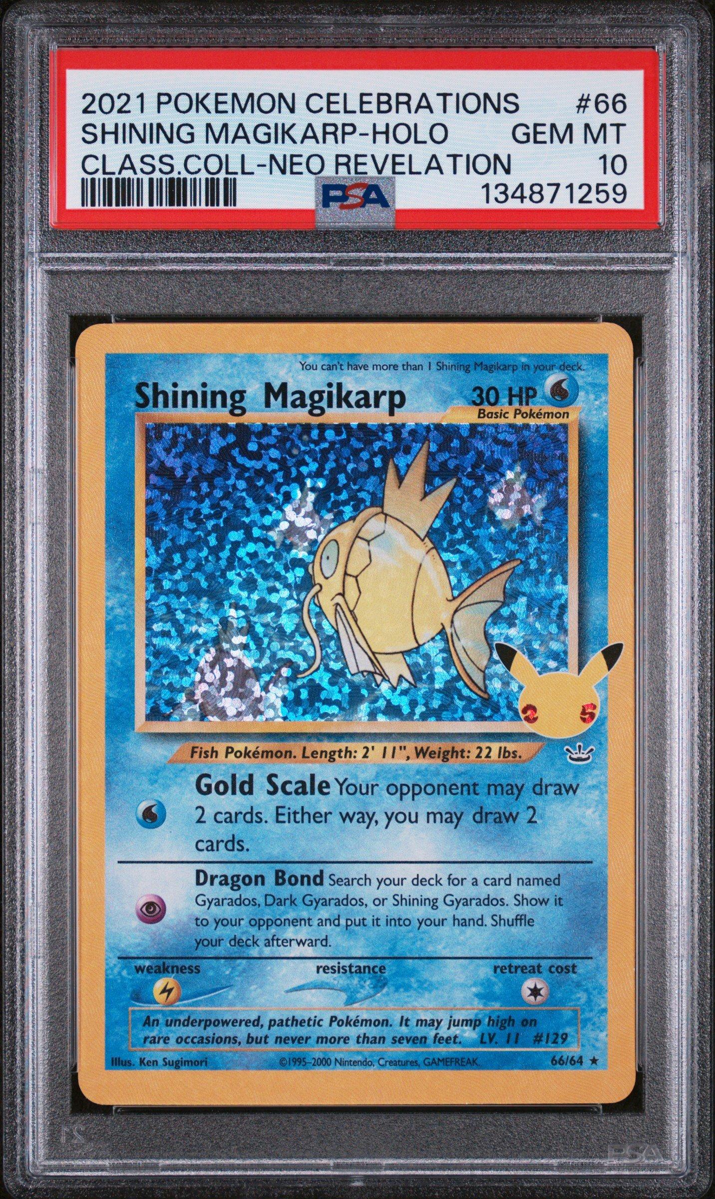 2021 Pokemon Celebrations Classic Collection 66 Shining Magikarp