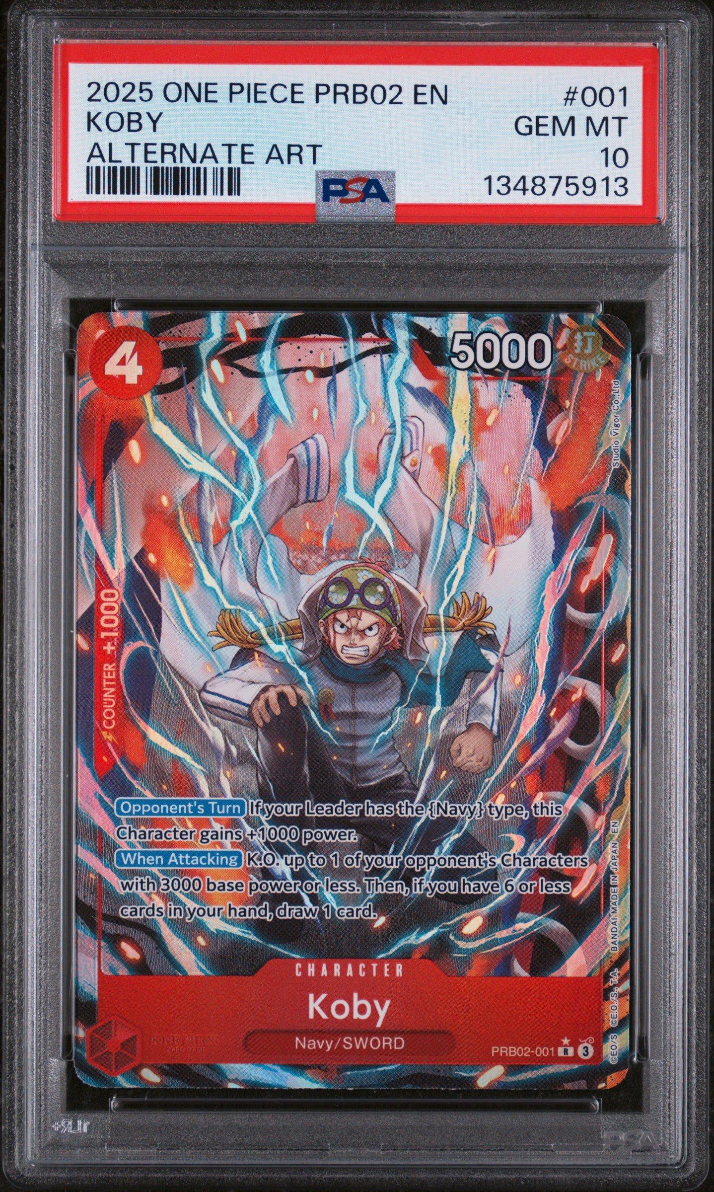 2025 One Piece Prb02-premium Booster -one Piece Card The Best- Vol