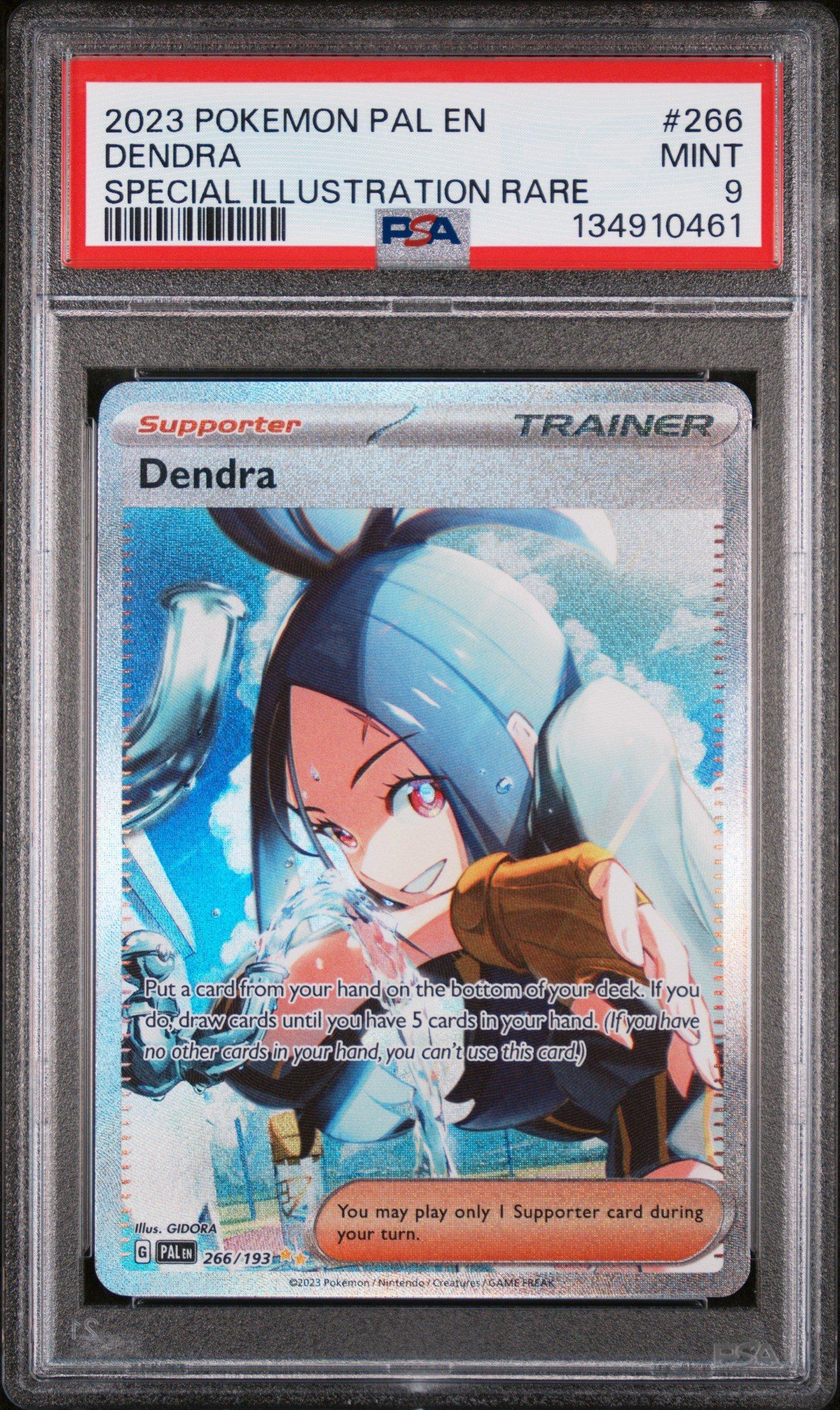2023 Pokemon Pal En-paldea Evolved 266 Dendra Special Illustration Rare PSA