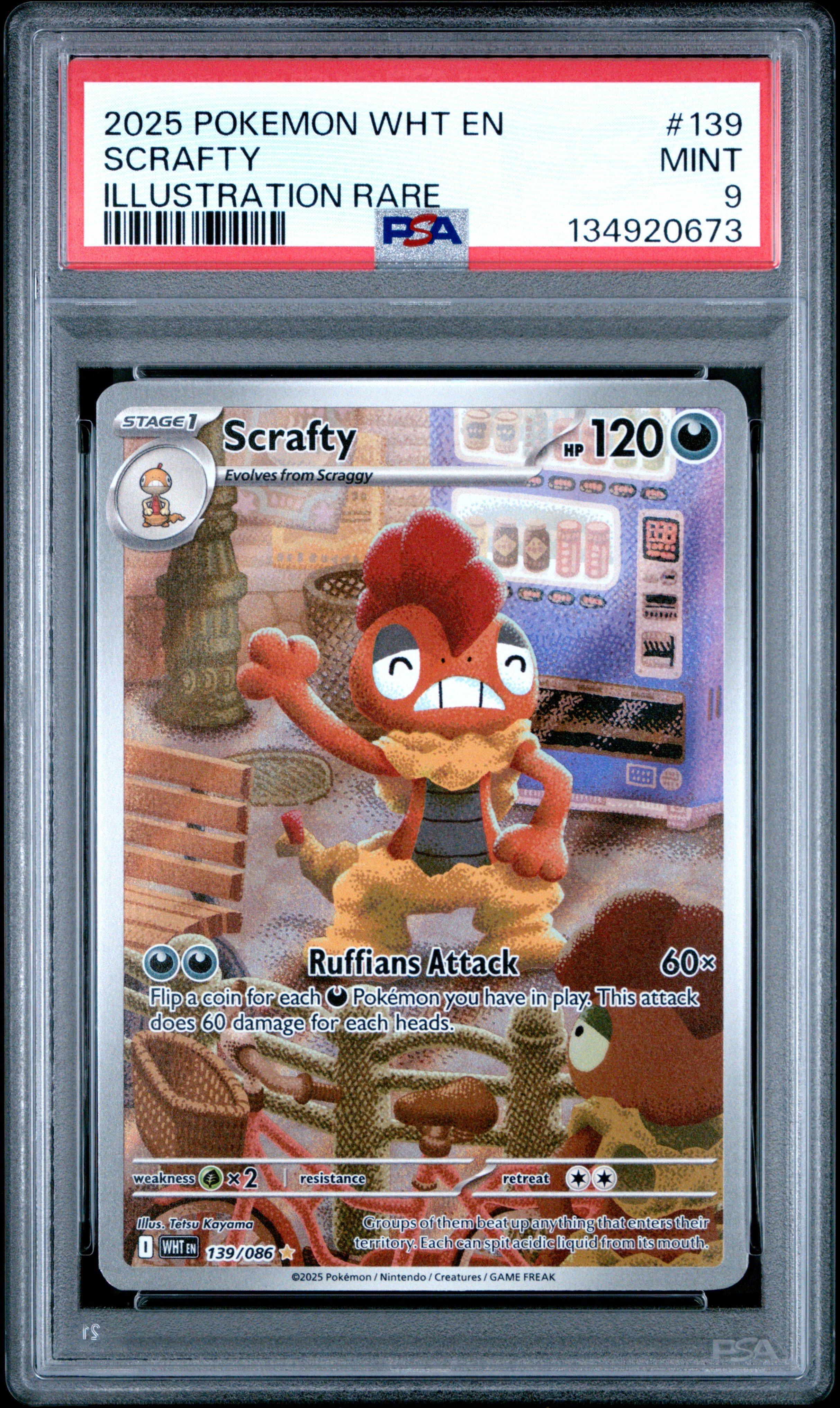 scrafty pokemon cards Pokemon Card Scrafty AR 137/086 SV11W White Flare JP