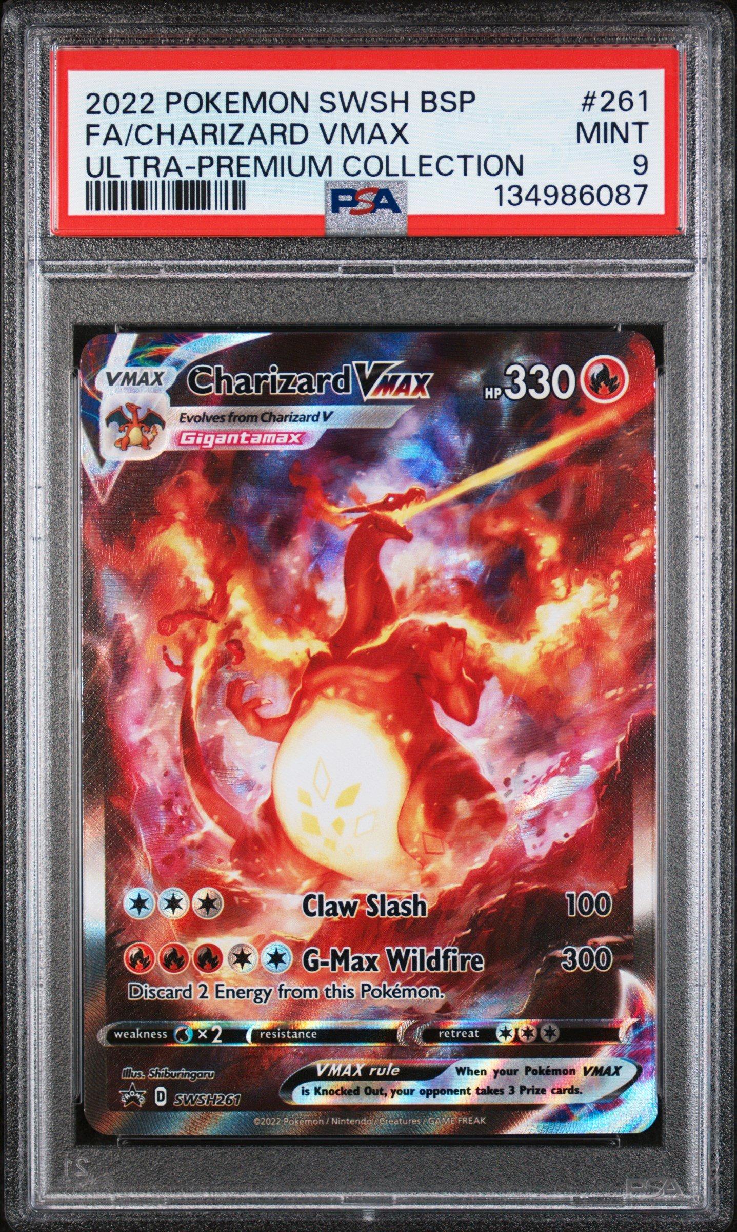 2022 Pokémon Charizard VMAX #261 2022 Pokemon Swsh Black Star Promo 261 Full Art/charizard Vmax