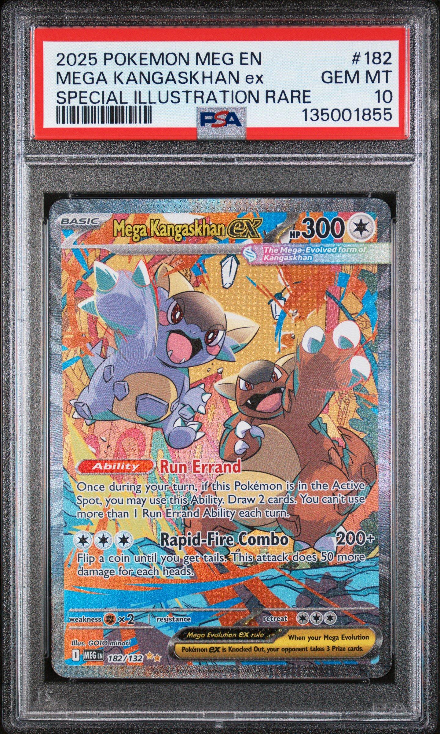 2025 Pokemon Meg En-mega Evolution 182 Mega Kangaskhan Ex Special