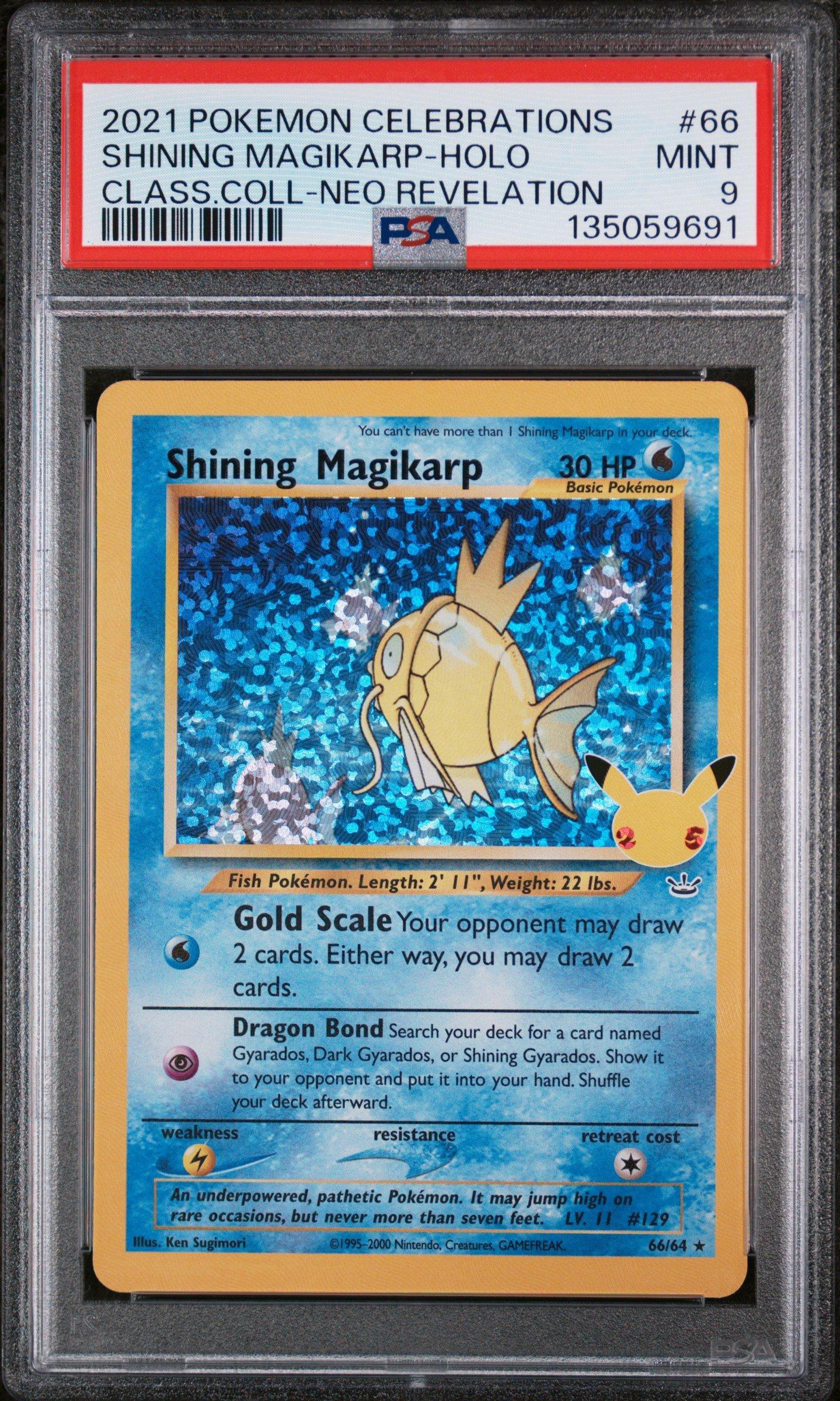 2021 Pokemon Celebrations Classic Collection 66 Shining Magikarp