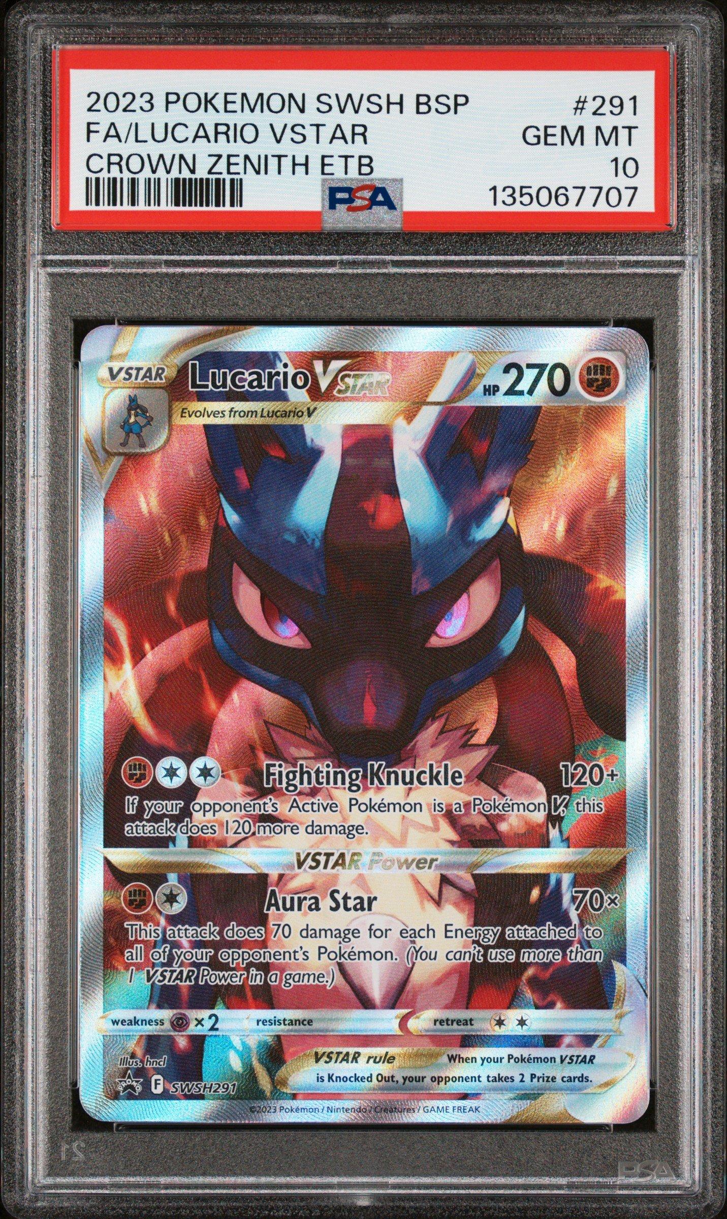 pokemon card game sword & shield starter set vstar lucario Sean Schemmel Signed Graded Encapsulated Look no further Pokemon TCG Starter set VSTAR