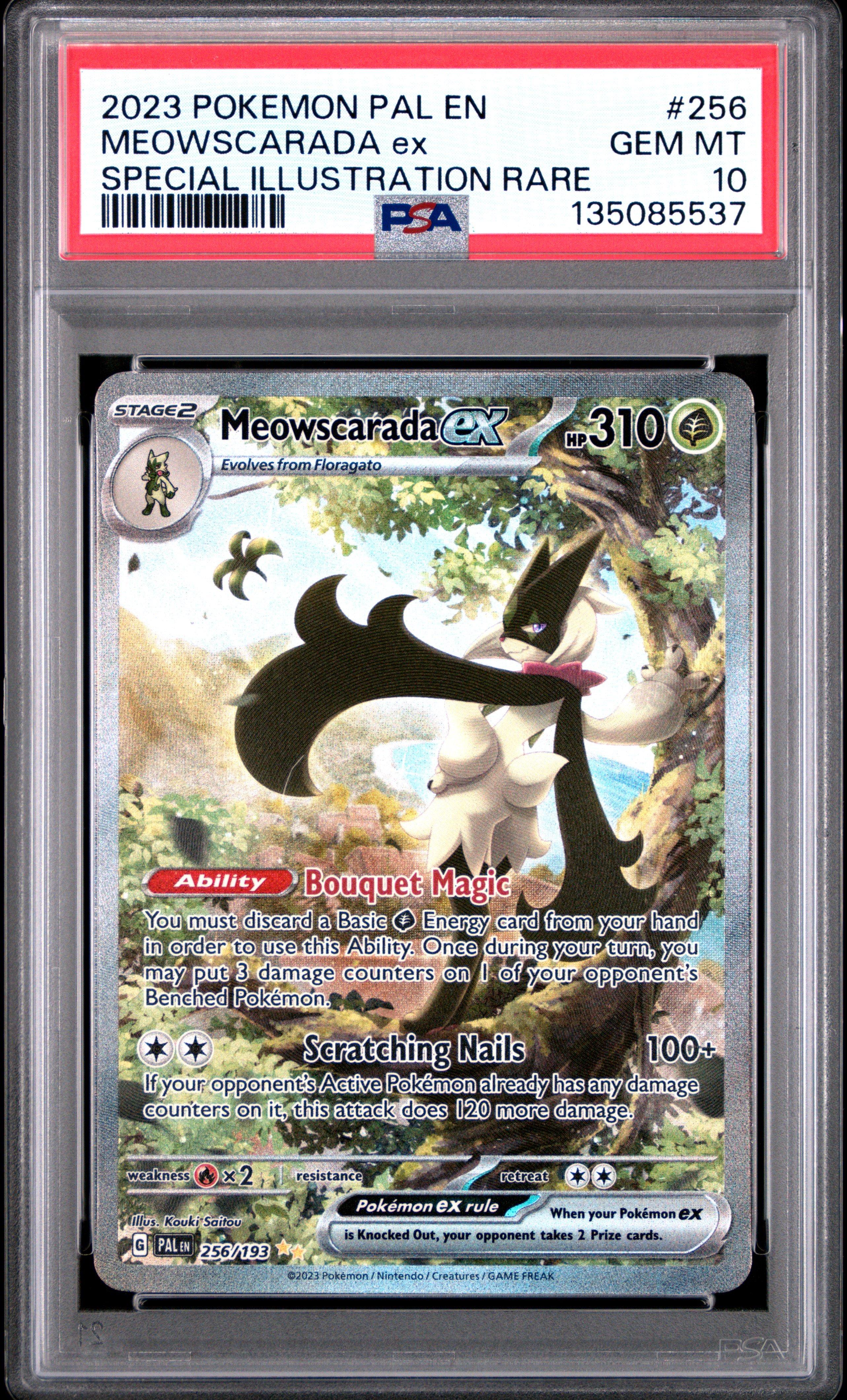 2023 Pokemon Pal En-paldea Evolved 256 Meowscarada Ex Special
