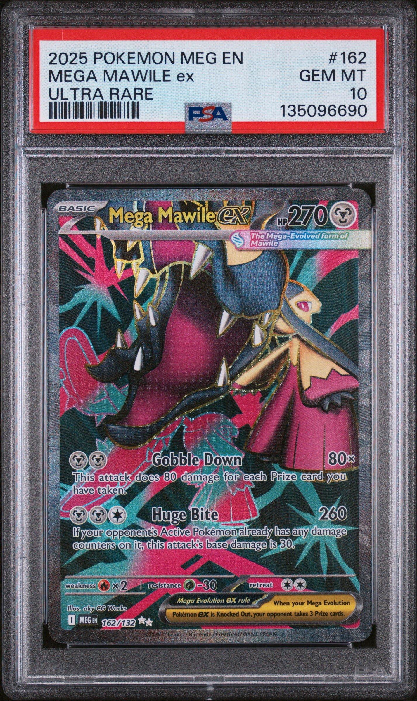 2025 Pokemon Meg En-mega Evolution 162 Mega Mawile Ex Ultra Rare