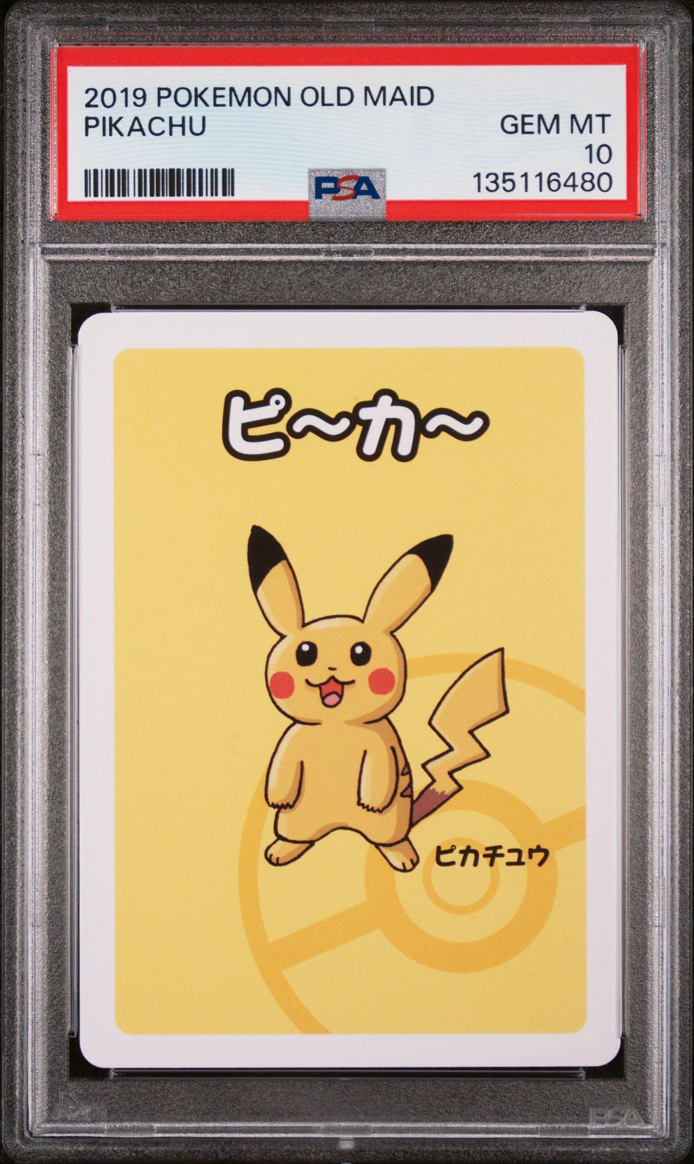 2019 Pokemon Old Maid Pikachu PSA 10 Graded Card | GameStop
