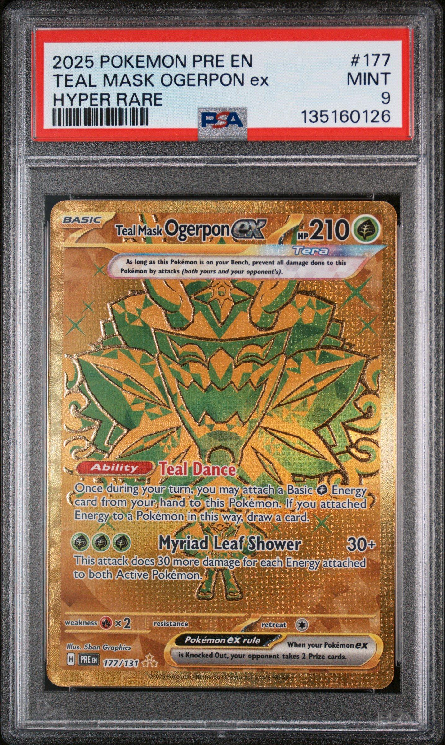 teal mask ogerpon pokemon card 017/193}Teal ex draw a card Teal Mask Ogerpon EX Prismatic