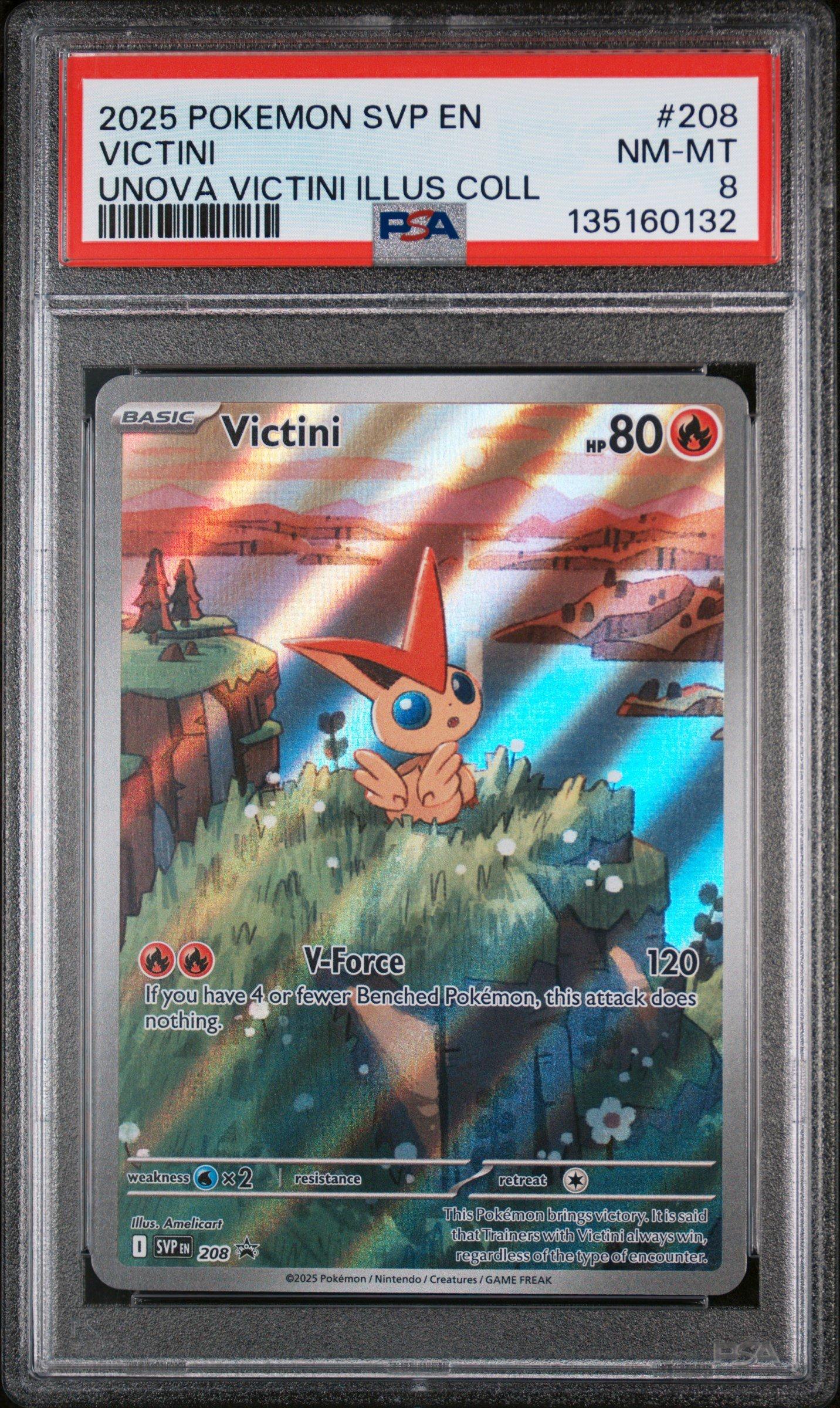 2025 Pokemon Svp En-sv Black Star Promo 208 Victini Unova Victini