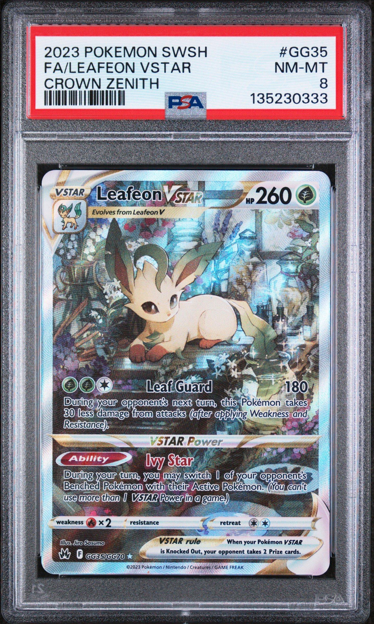 2023 Pokemon Sword And Shield Crown Zenith Gg35 Full Art/leafeon