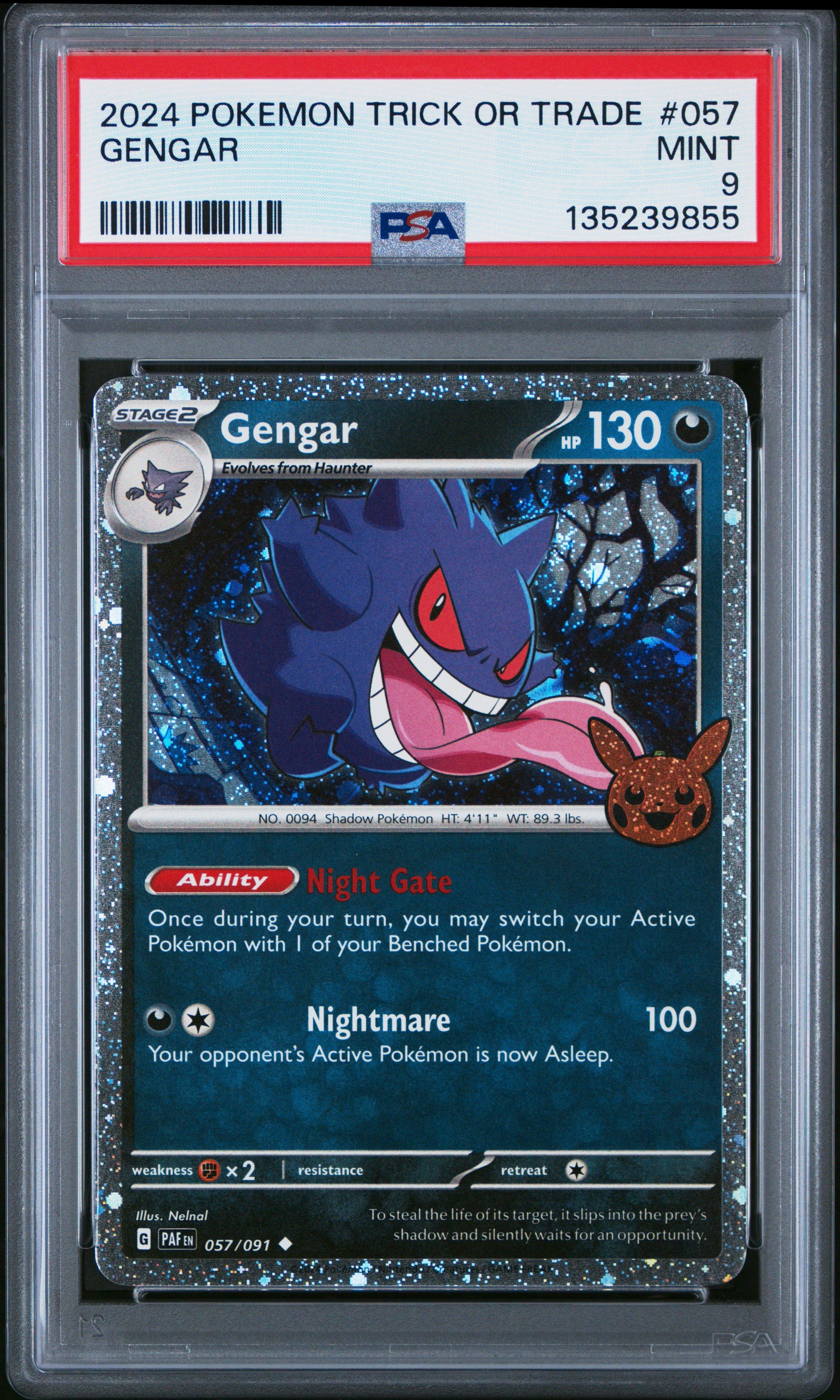pokemon cards 1995 price Gengar (5) - Fossil