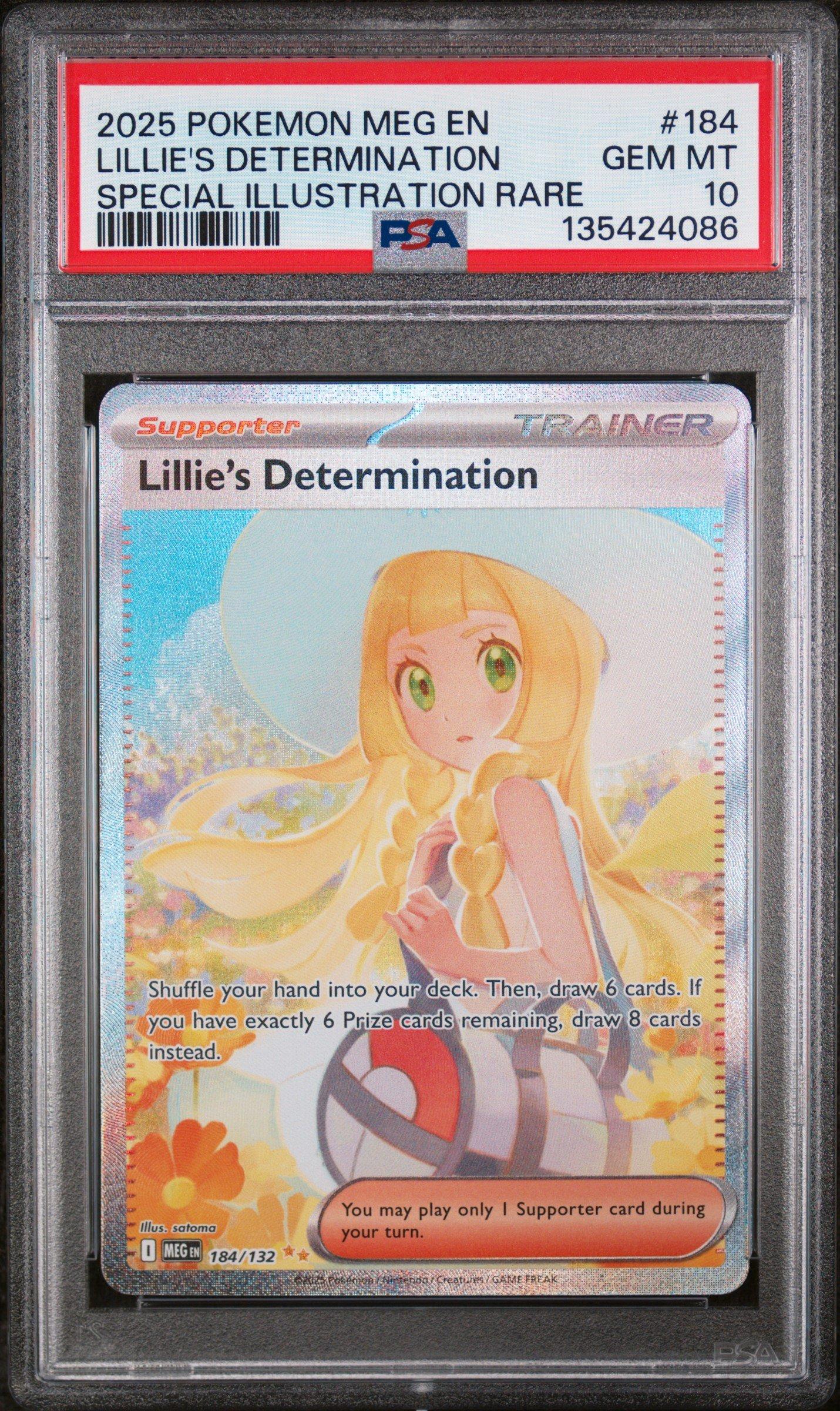2025 Pokemon Meg En-mega Evolution 184 Lillie's Determination