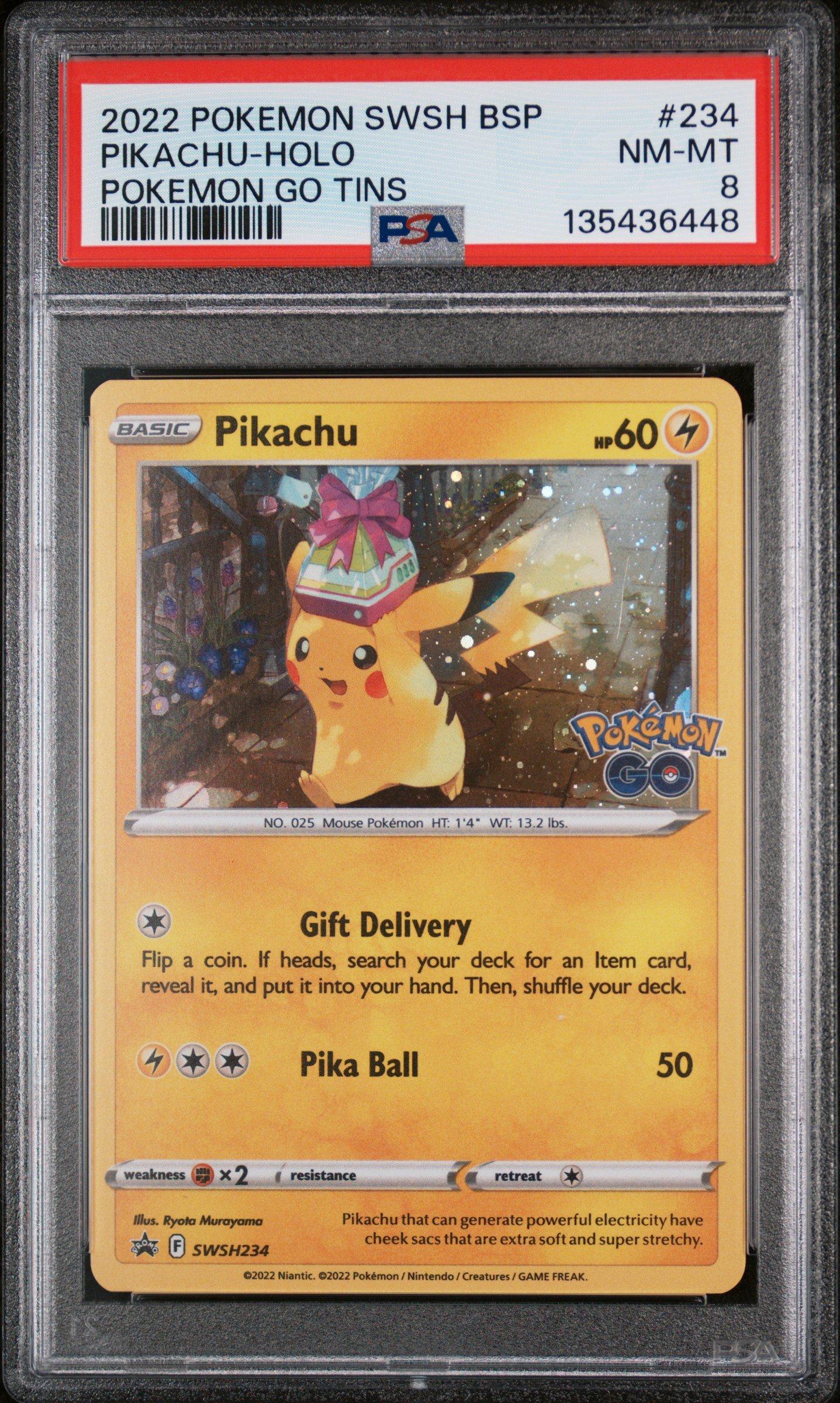 2022 Pokemon Swsh Black Star Promo 234 Pikachu-holo Pokemon Go
