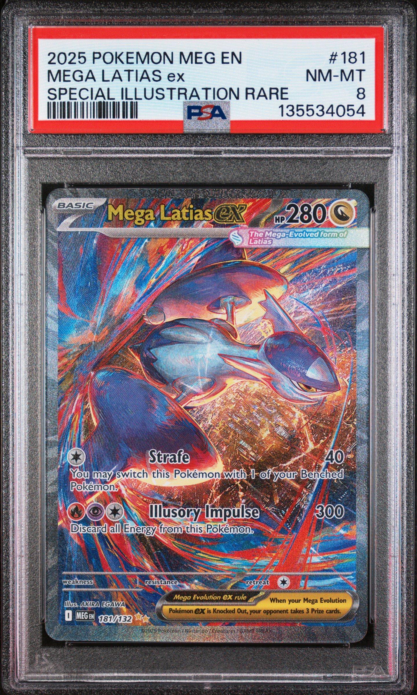 2025年 ポケモンカード MEGA LATIAS ex 2025 Pokemon Meg En-mega Evolution 181 Mega Latias Ex Special
