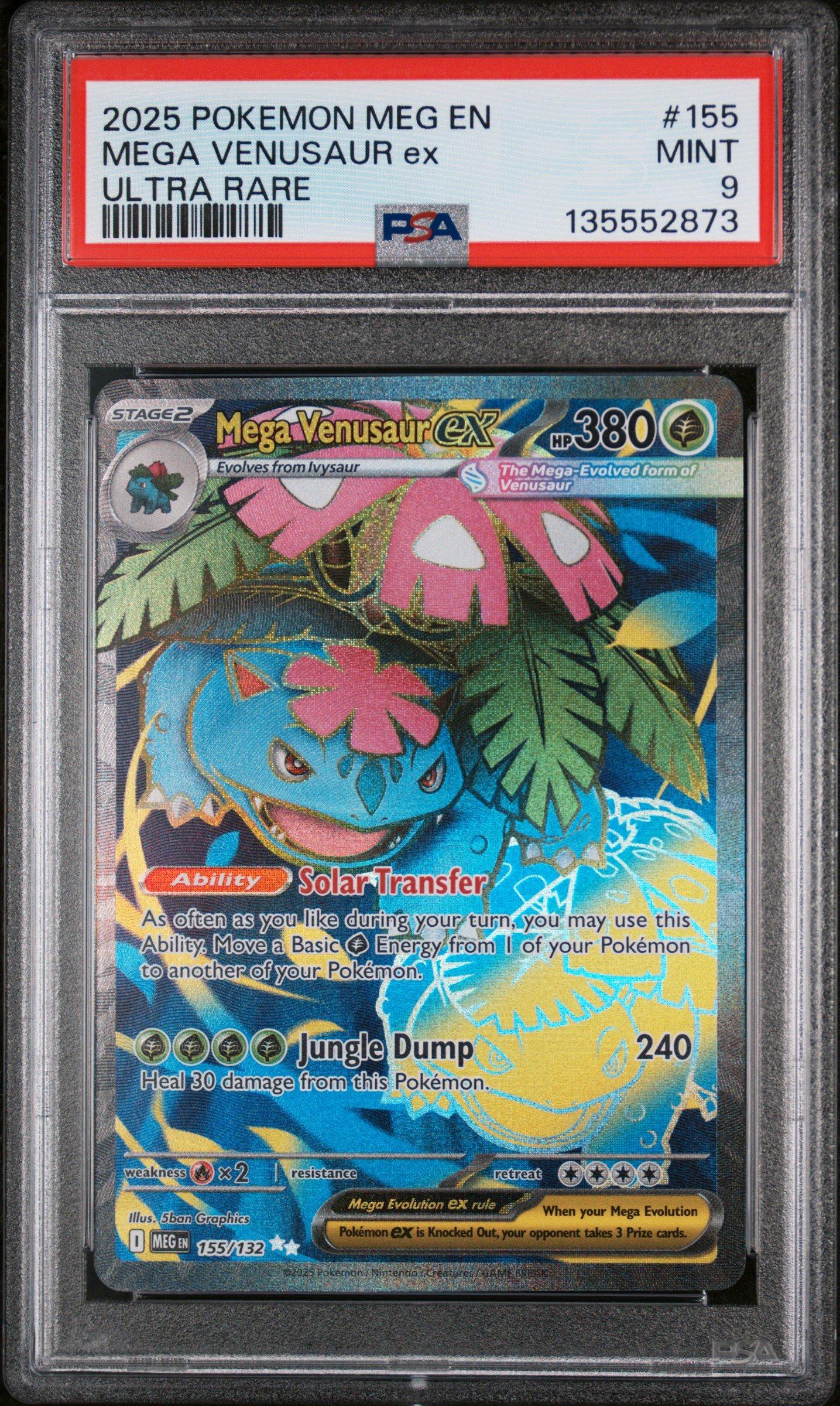 2025 Pokemon Meg En-mega Evolution 155 Mega Venusaur Ex Ultra Rare