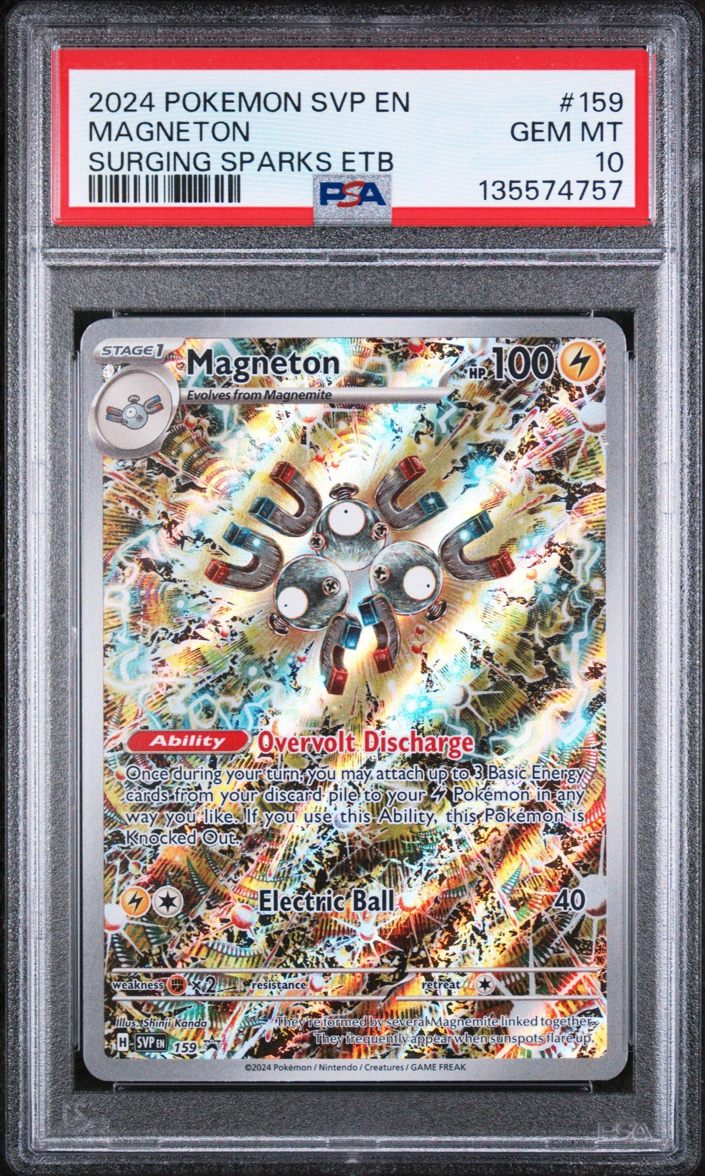 2024 Pokemon Svp En-sv Black Star Promo 159 Magneton Surging