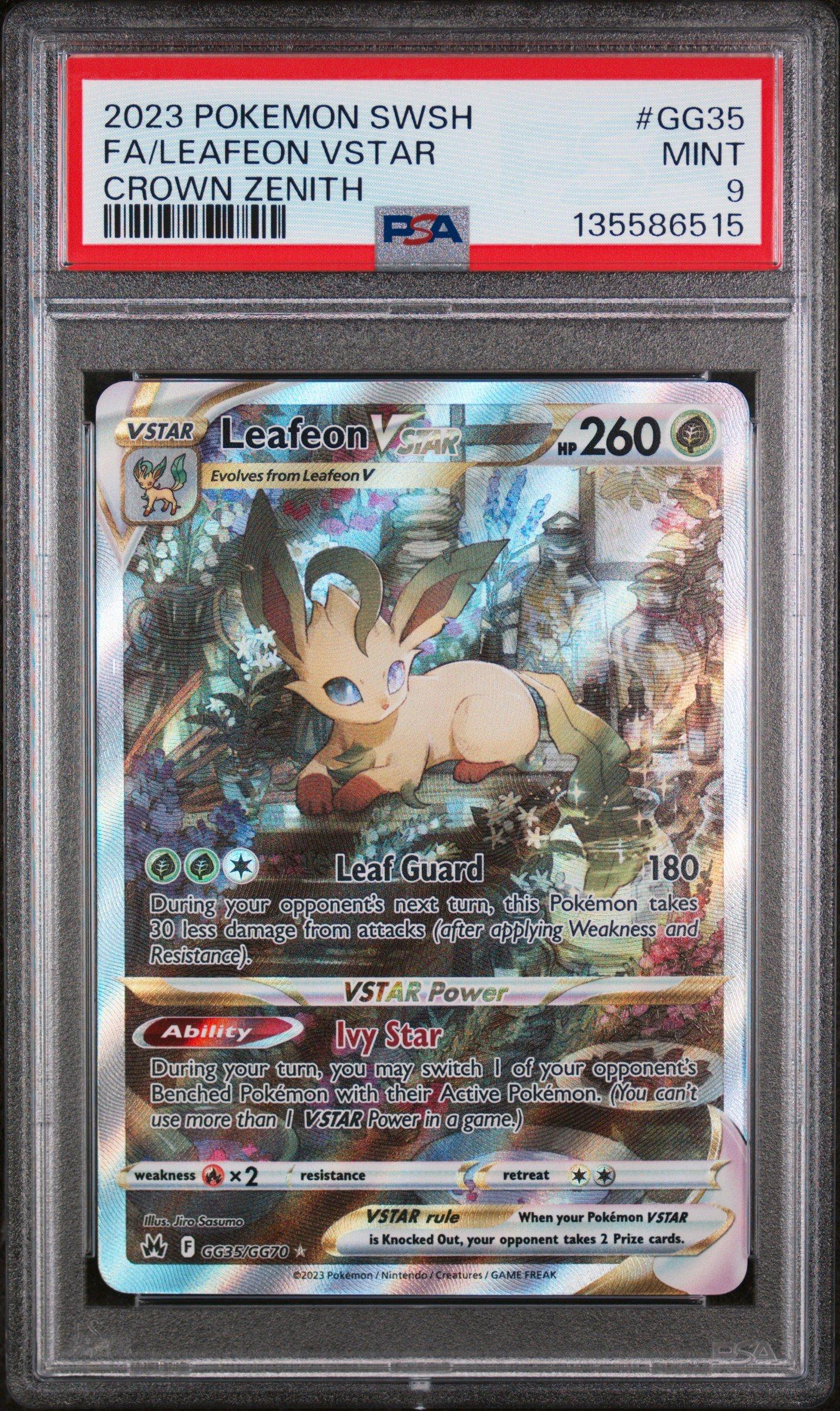 leafeon vstar pokemon card Sword & Shield Special Set Grass (Damage taken x2) The first ability is also a Talent 🍃Beauty Leafeon vstar GG35! The