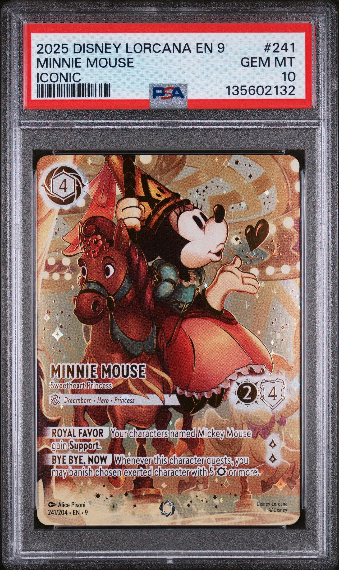 LORCANA ロルカナ enchanted ミニー PSA10 LORCANA ロルカナ enchanted ミニー PSA10 - メルカリ