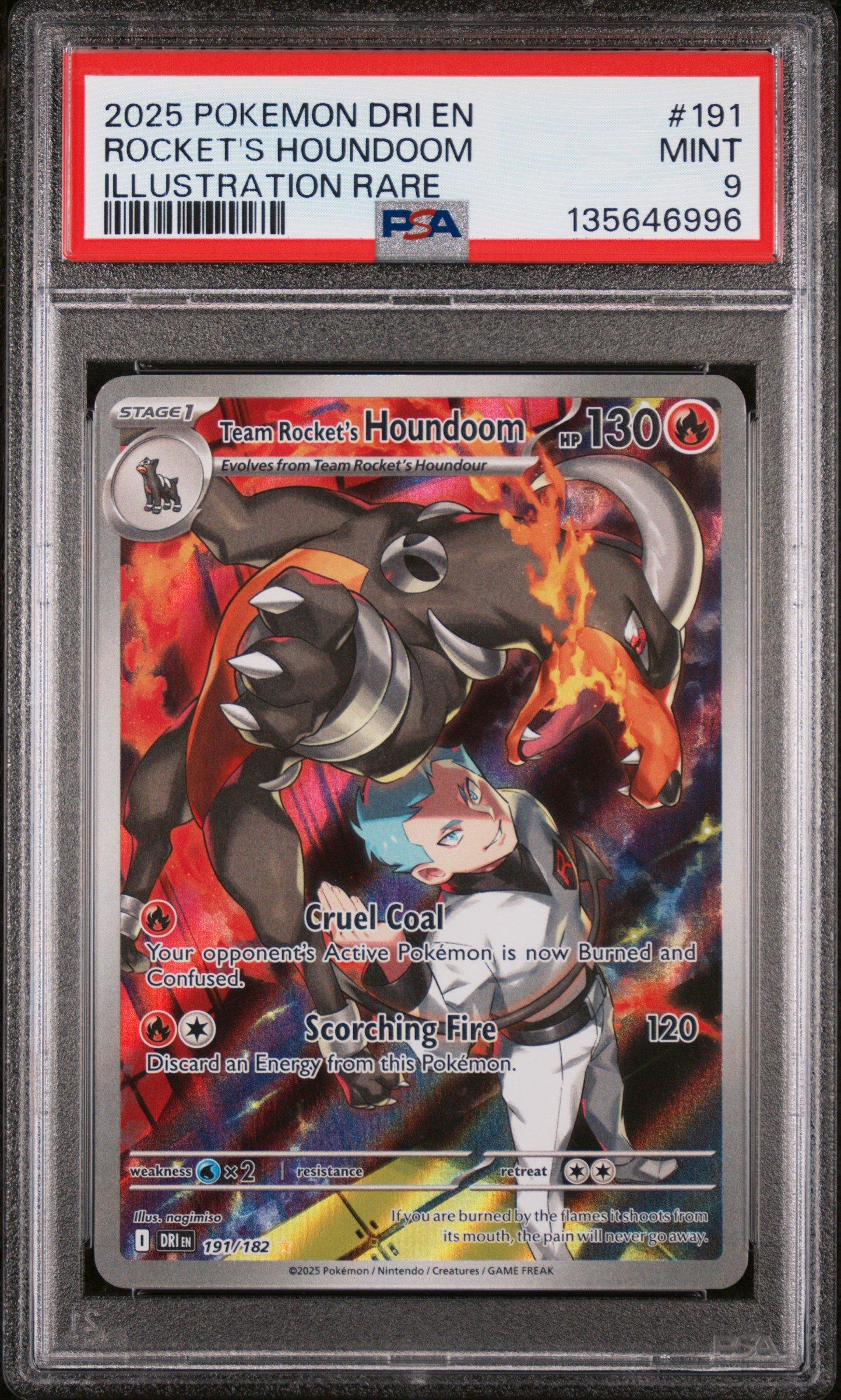 2025 Pokemon Dri En-destined Rivals 191 Team Rocket's Houndoom