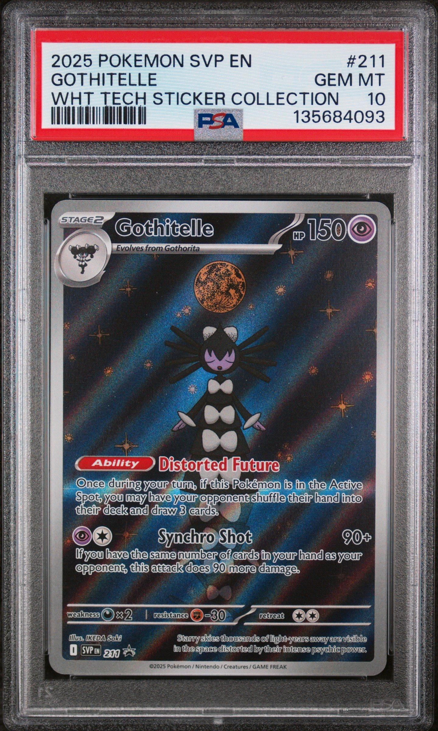2025 Pokemon Svp En-sv Black Star Promo 211 Gothitelle White Flare