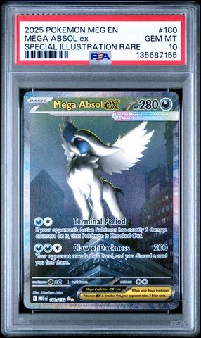 2025 Pokemon Meg En-mega Evolution 180 Mega Absol Ex Special