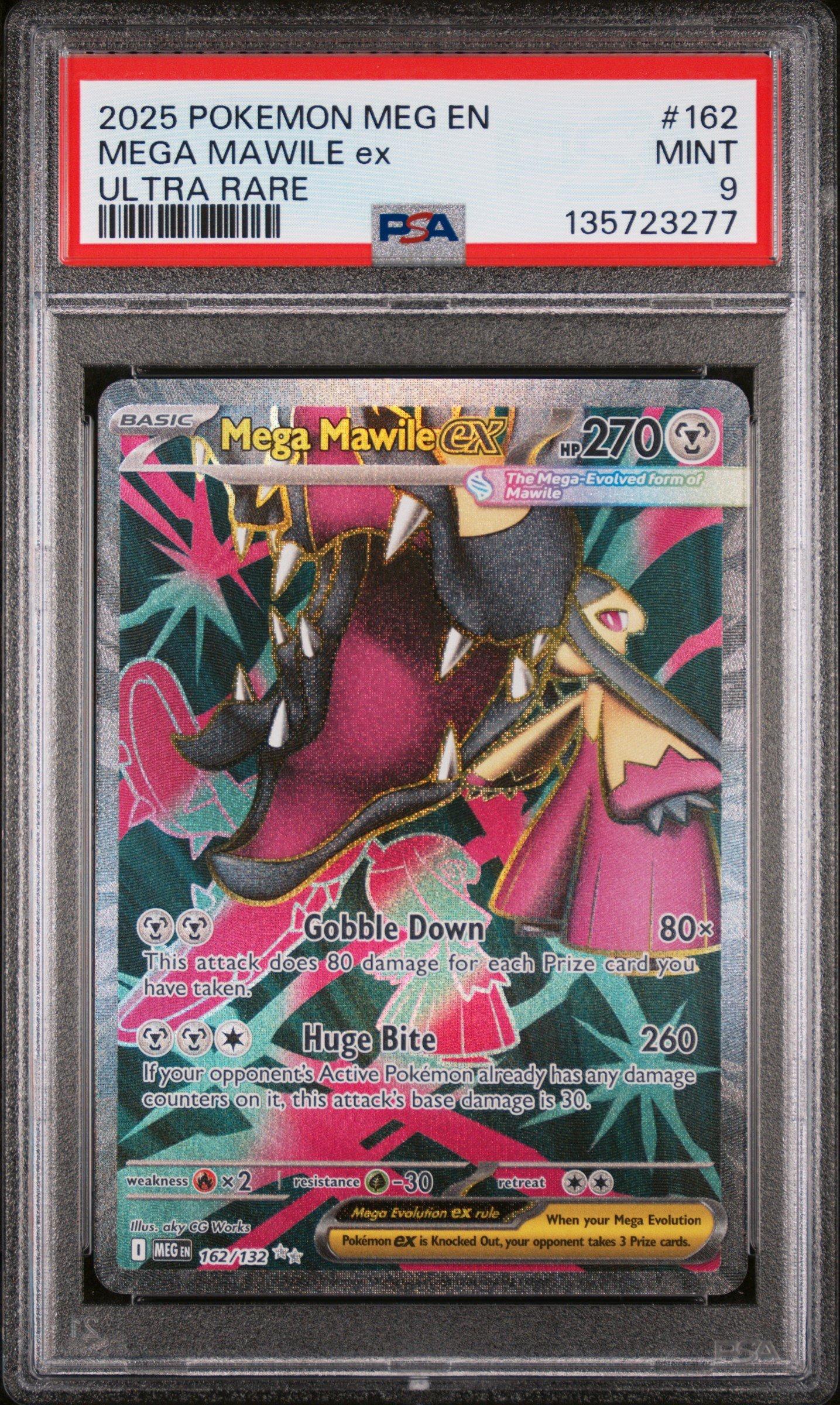 2025 Pokemon Meg En-mega Evolution 162 Mega Mawile Ex Ultra Rare