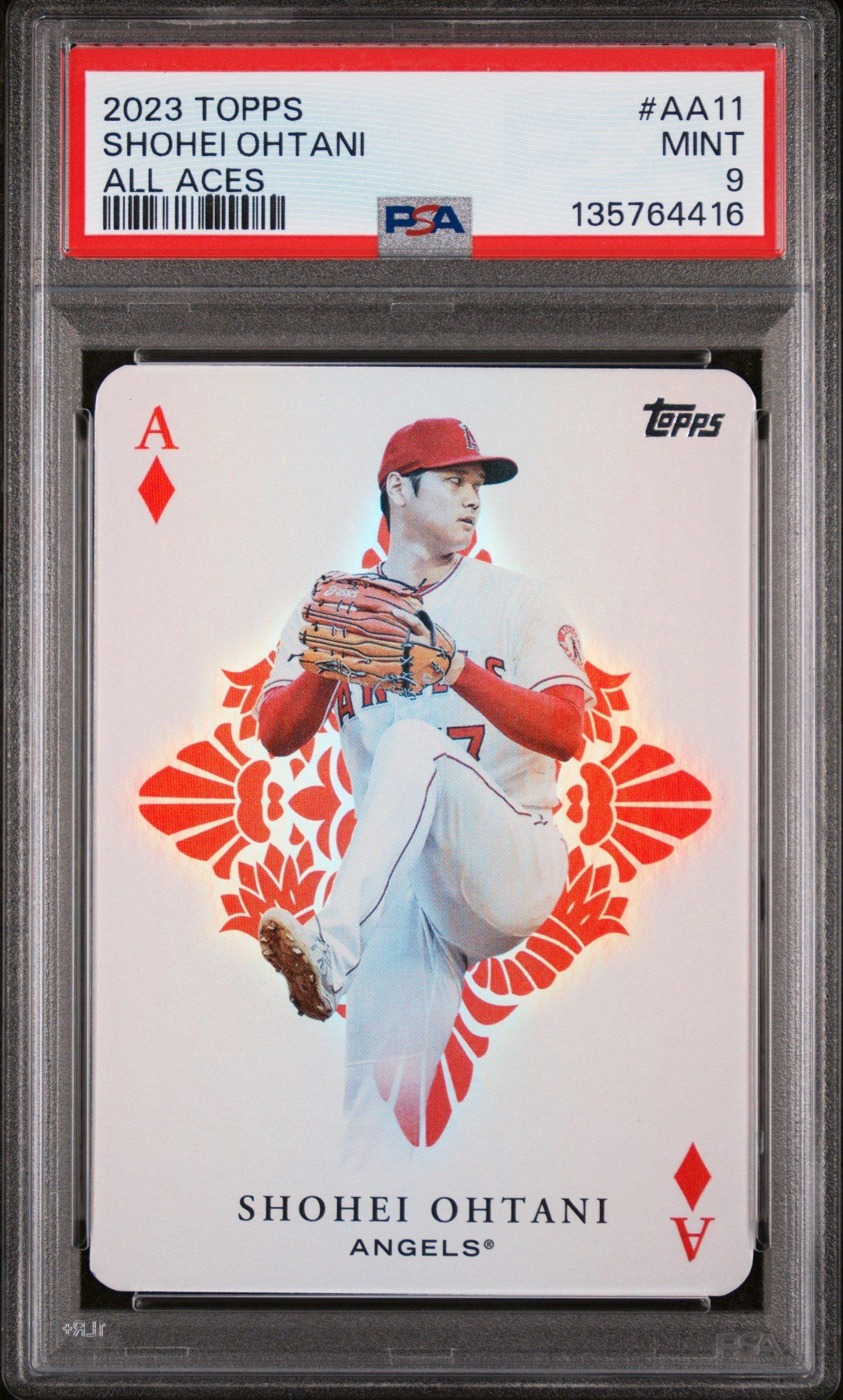 2023 Topps All Aces Aa11 Shohei Ohtani PSA 9 Graded Card | GameStop