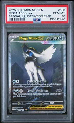 2025 Pokemon Meg En-mega Evolution 180 Mega Absol Ex Special