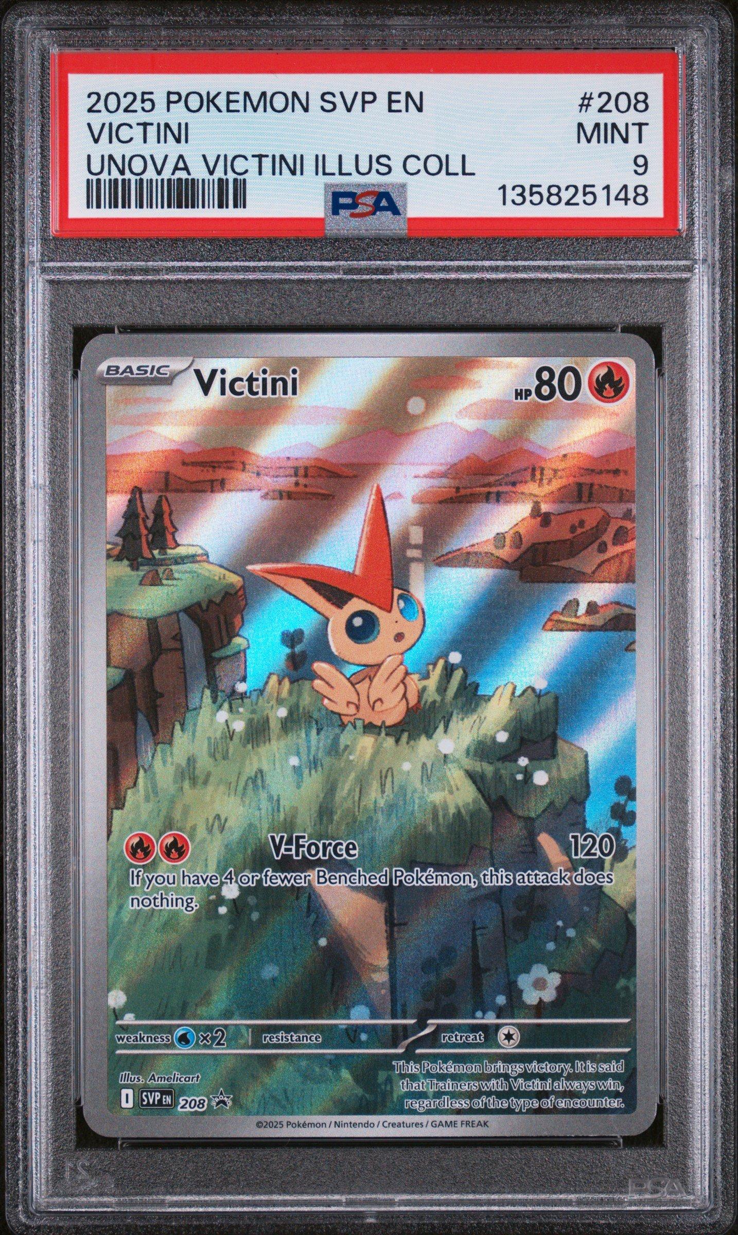 2025 Pokemon Svp En-sv Black Star Promo 208 Victini Unova Victini
