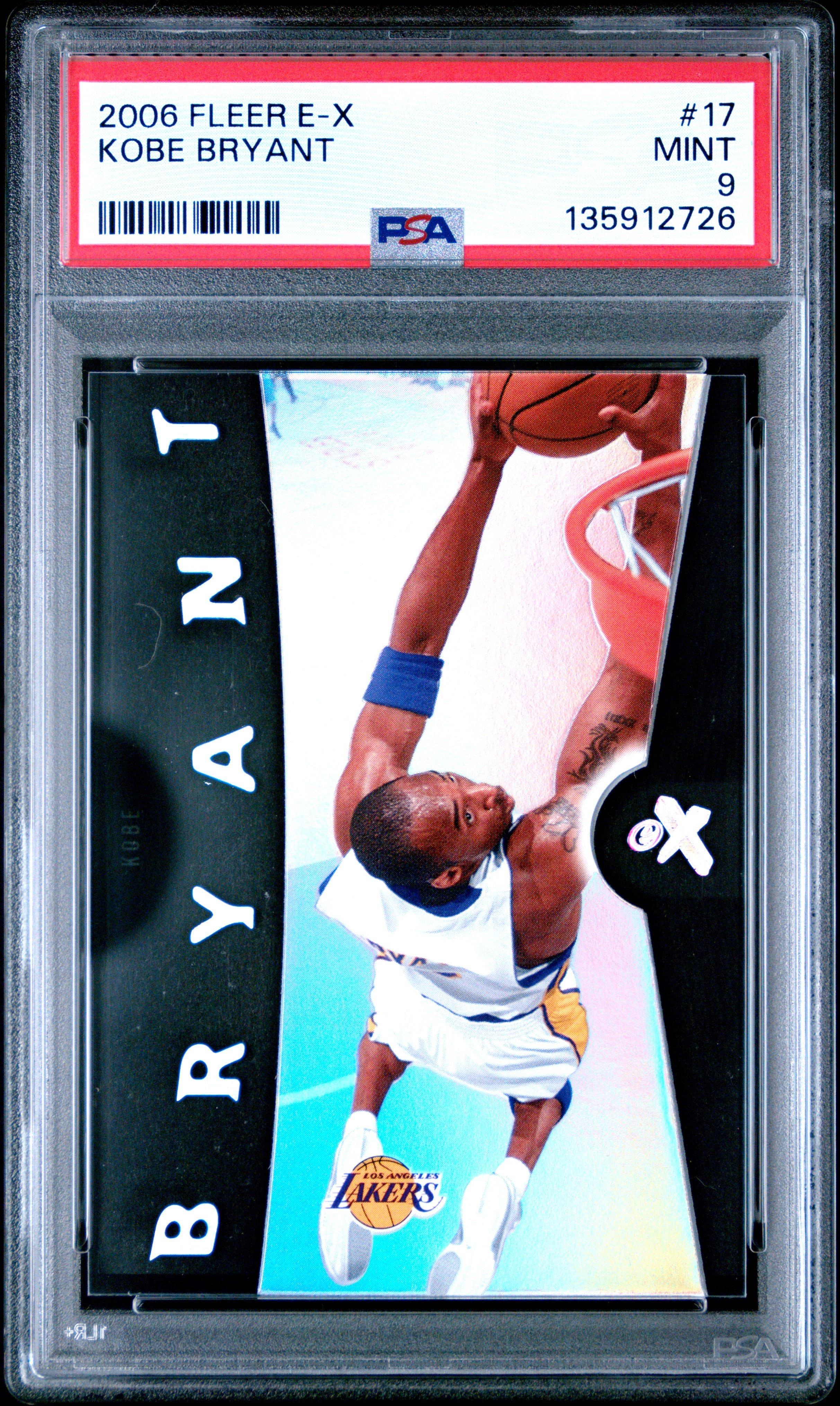 2006 Fleer E-x 17 Kobe Bryant PSA 9 Graded Card | GameStop