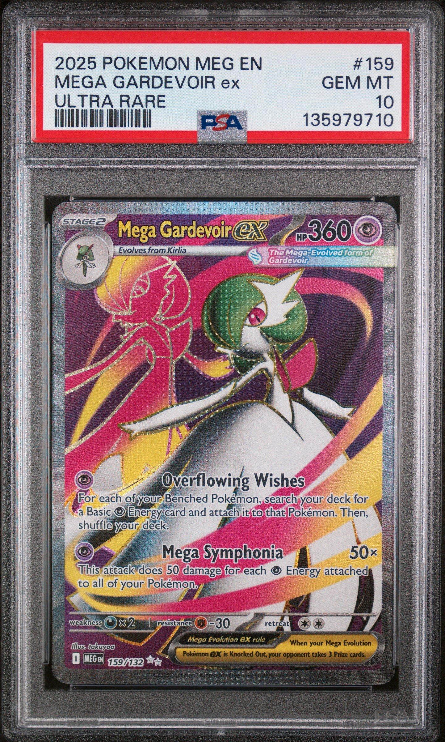 pokemon cards mega gardevoir ex Pokmon TCG Symphonia Mega 042/063 Japanese CGC 9.5 end display 2025 Pokemon Meg En-mega Evolution