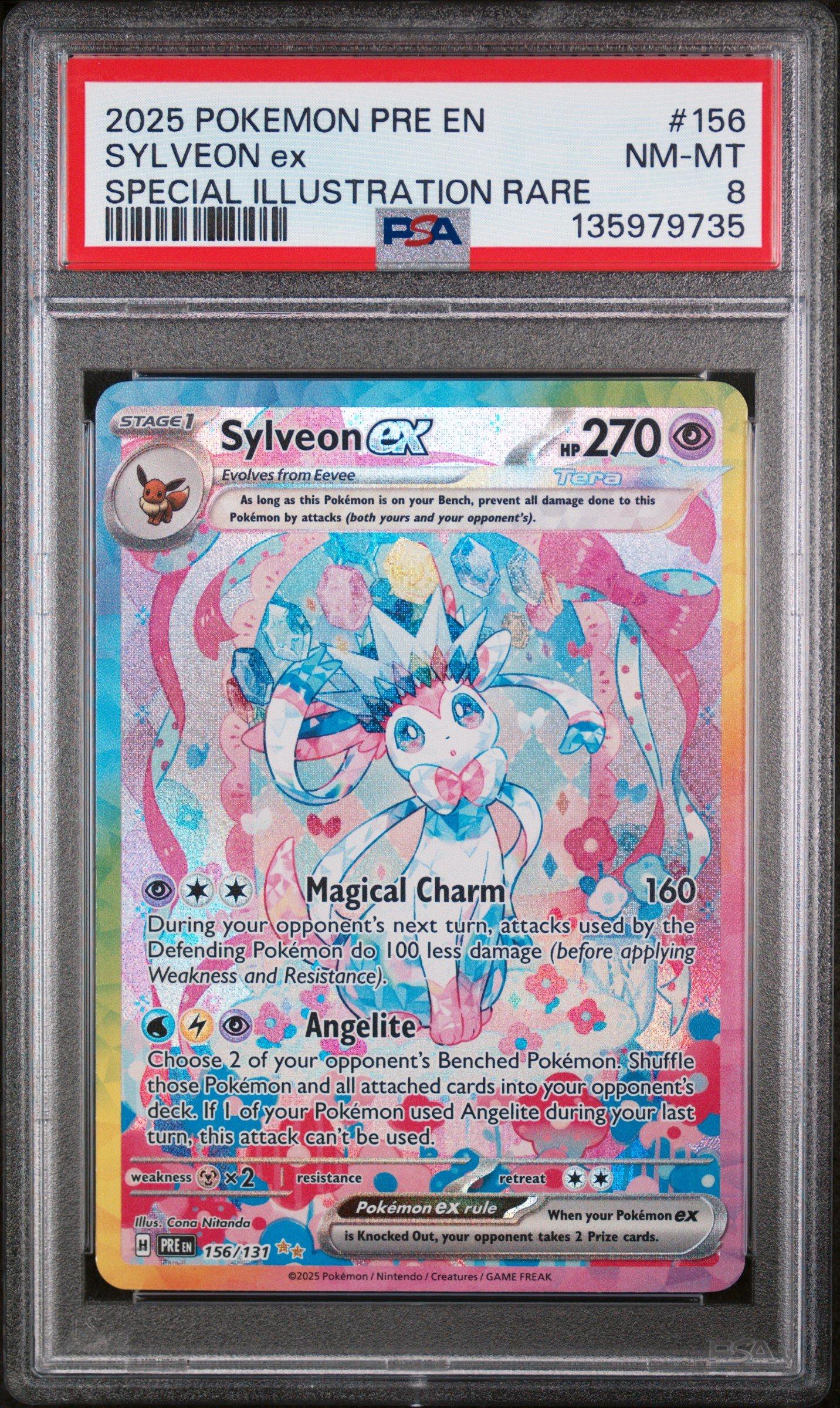sylveon pokemon card ex PSA 10 Sylveon ex Prismatic Evolutions #041 Pokemon card – GorillaTCG