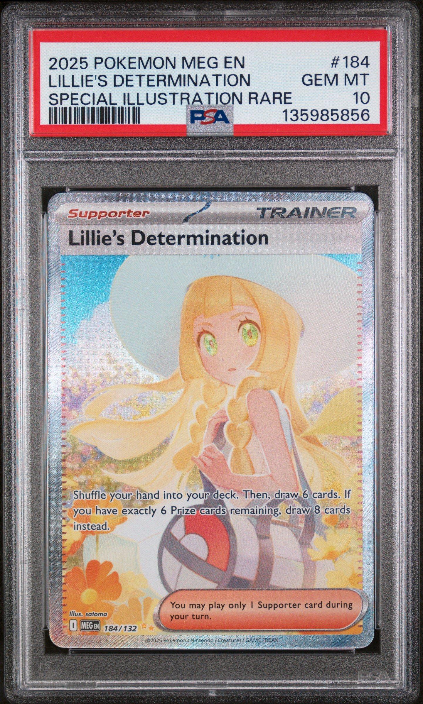 2025 Pokemon Meg En-mega Evolution 184 Lillie's Determination