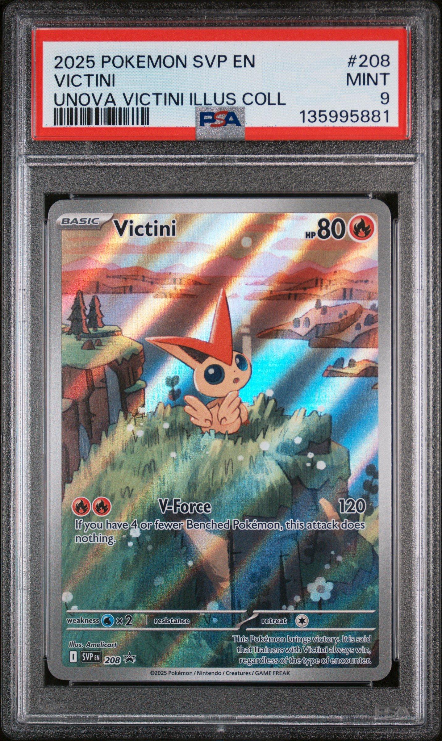 2025 Pokemon Svp En-sv Black Star Promo 208 Victini Unova Victini