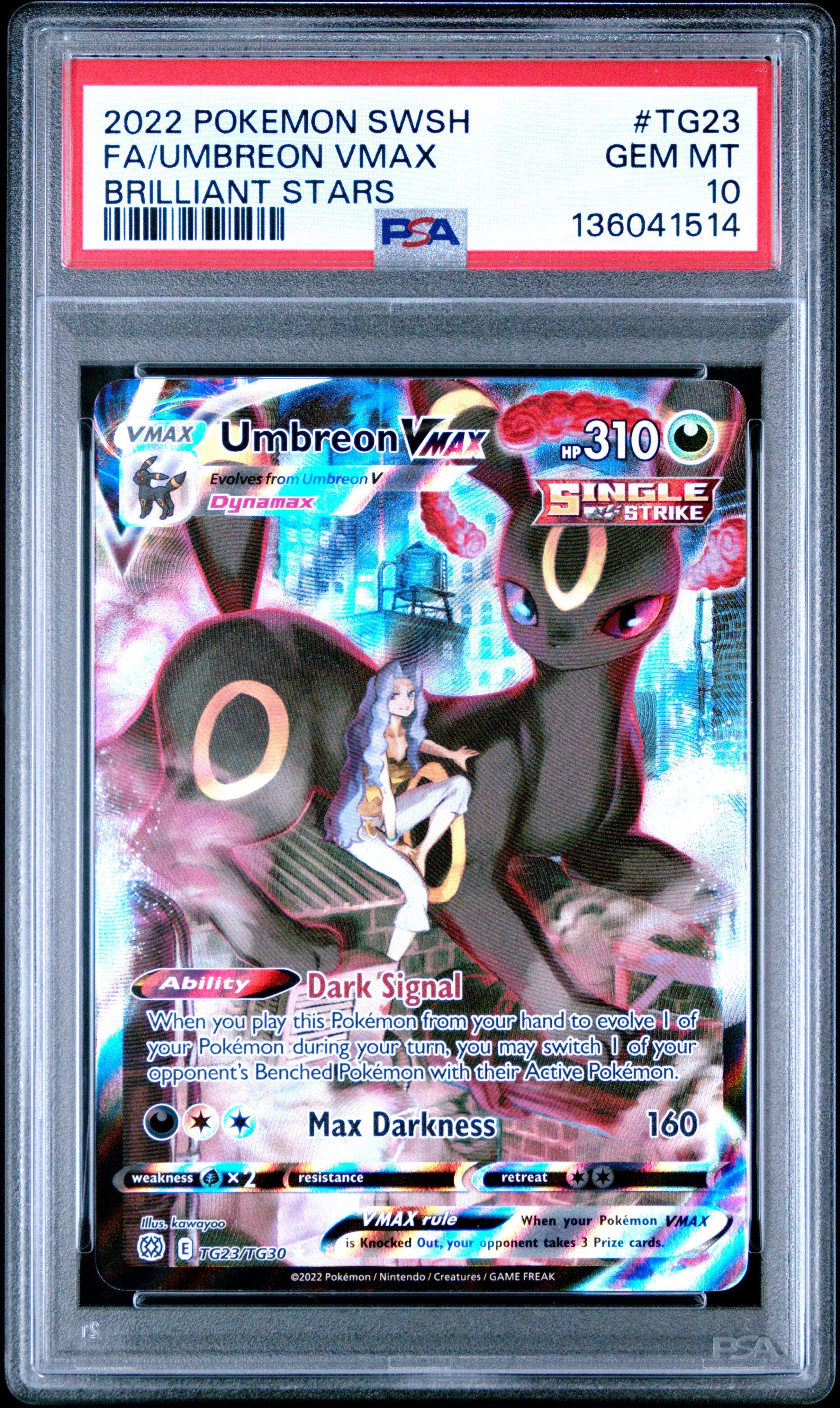 pokemon umbreon card psa 10 [PSA 10] {093/187} ex Since I am a Canadian seller duty might occur all depends on the USA border as I have no control over that Umbreon Ex SAR PSA Beckett