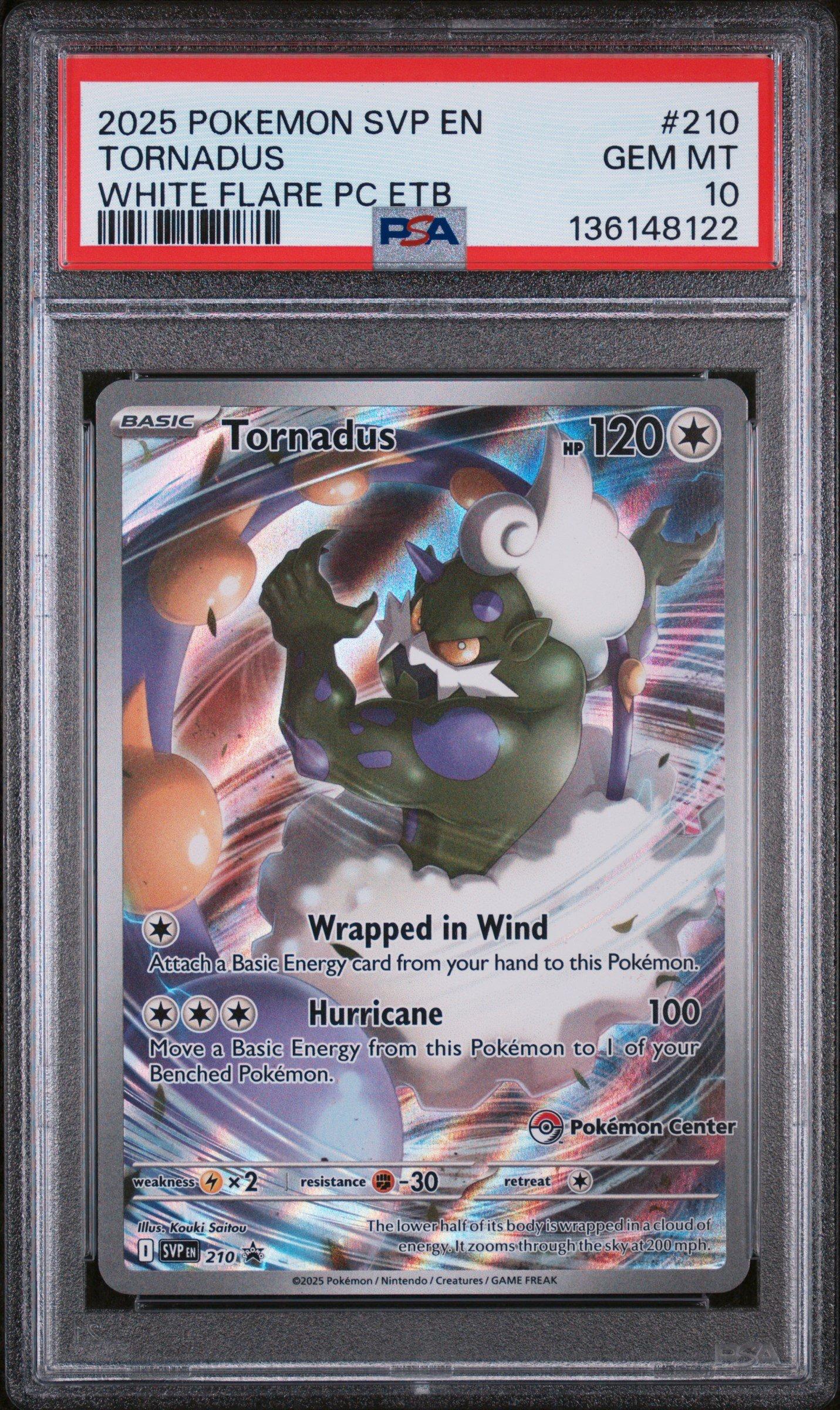 2025 Pokemon Svp En-sv Black Star Promo 210 Tornadus White Flare