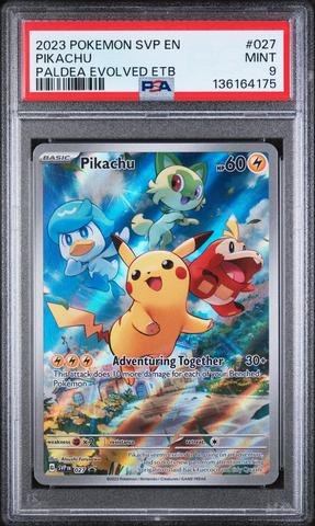 2023 Pokemon Svp En-sv Black Star Promo 027 Pikachu Paldea Evolved