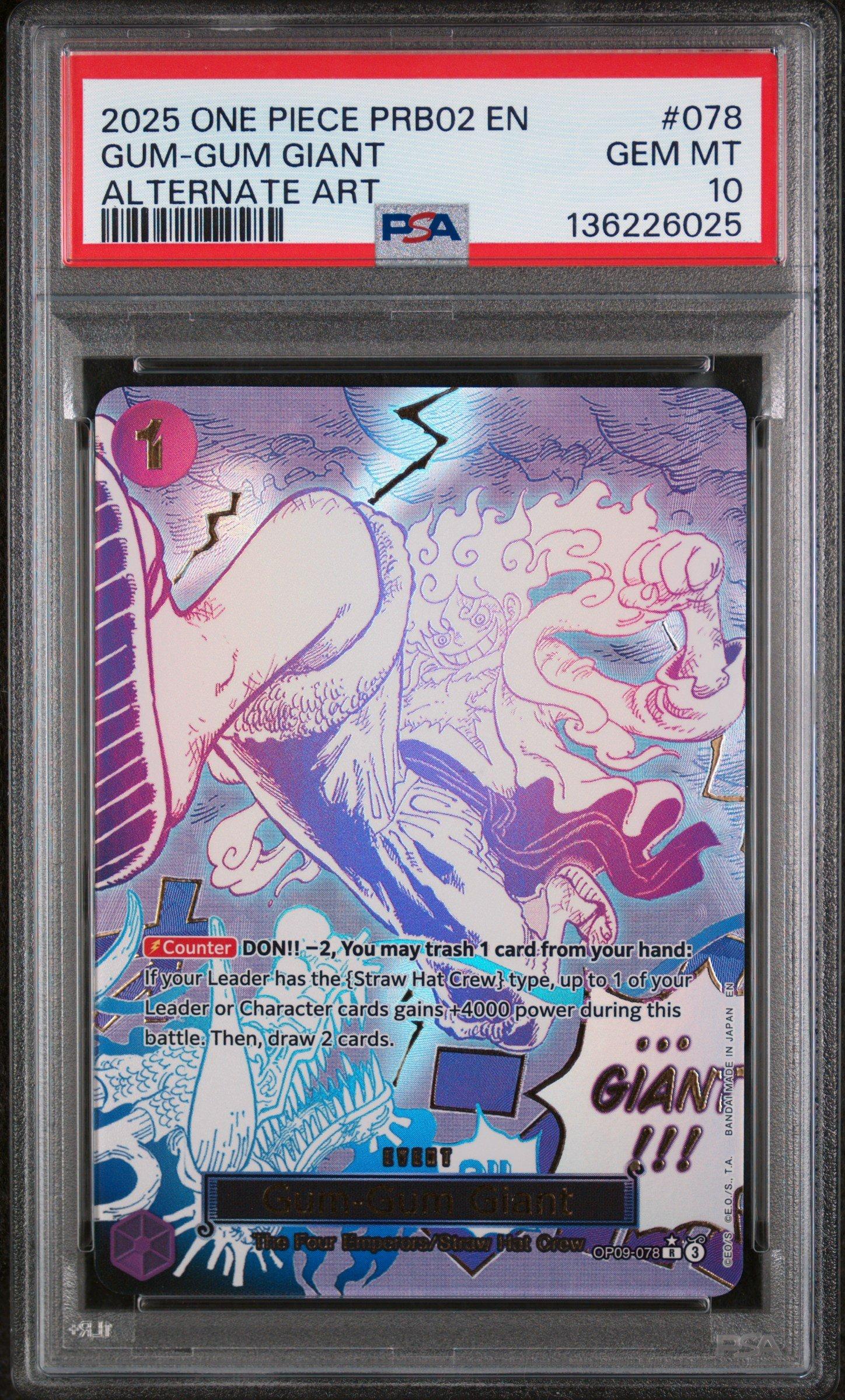 2025 One Piece Prb02-premium Booster -one Piece Card The Best- Vol