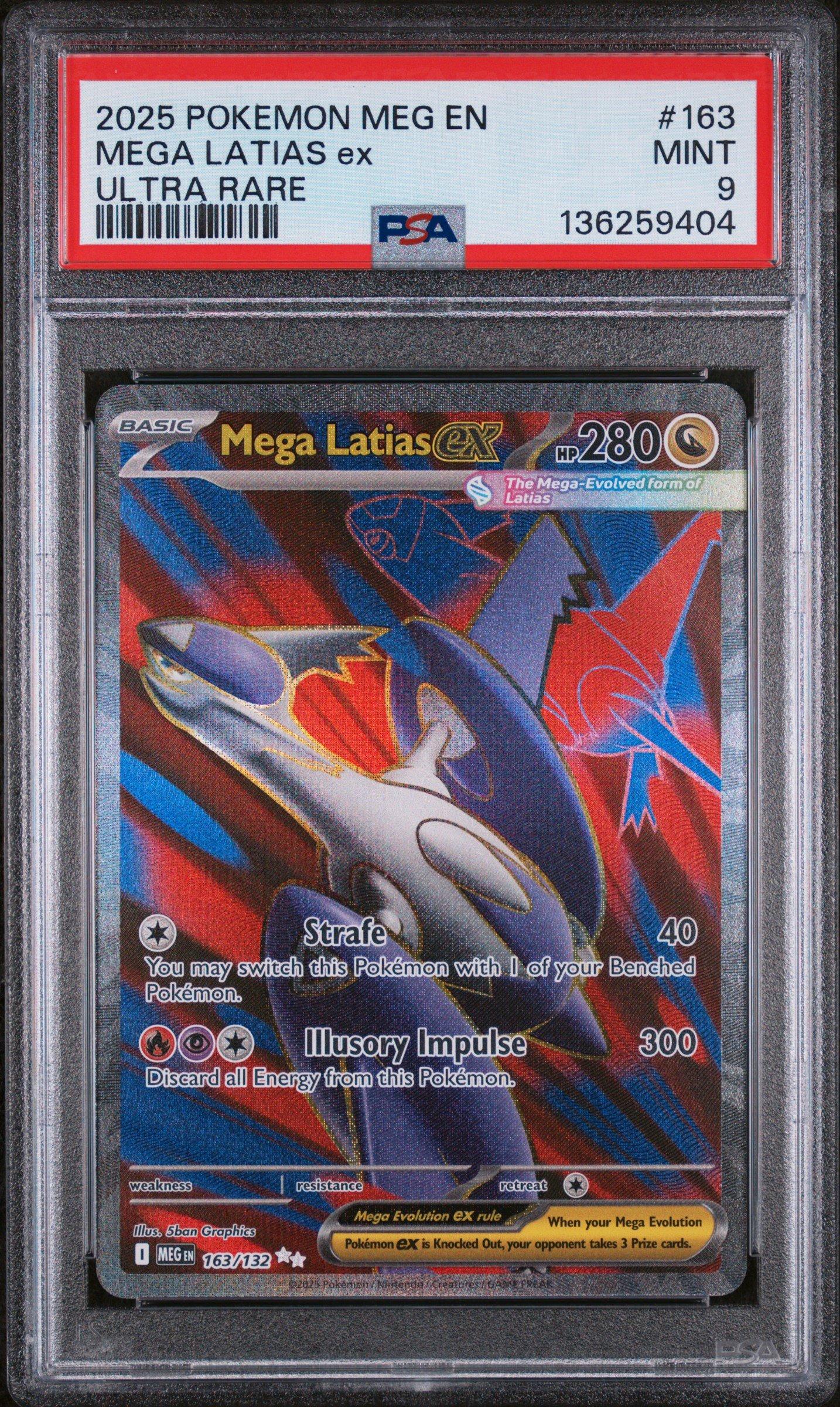 mega latias pokemon card EX SR SAR M1S Mega Symphonia Japanese  GLIT Japanese Hobby Shop The Mega Heroes Mini Tins are a fun and collectible way to enhance your Pokmon Trading Card Game experience Mega Latias Ex  Mega