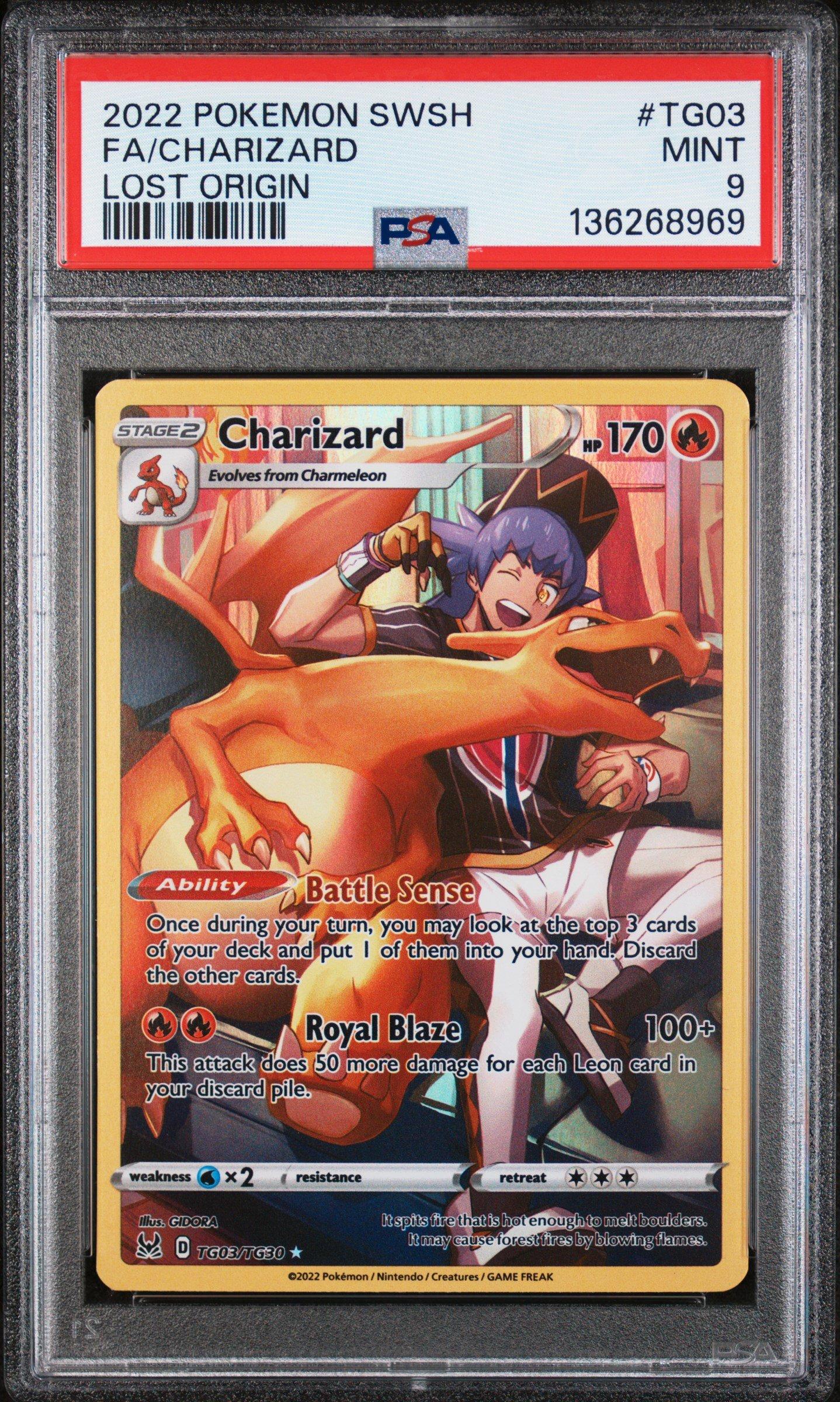 charizard graded cards Charizard V [Full Art, Graded PSA 9]