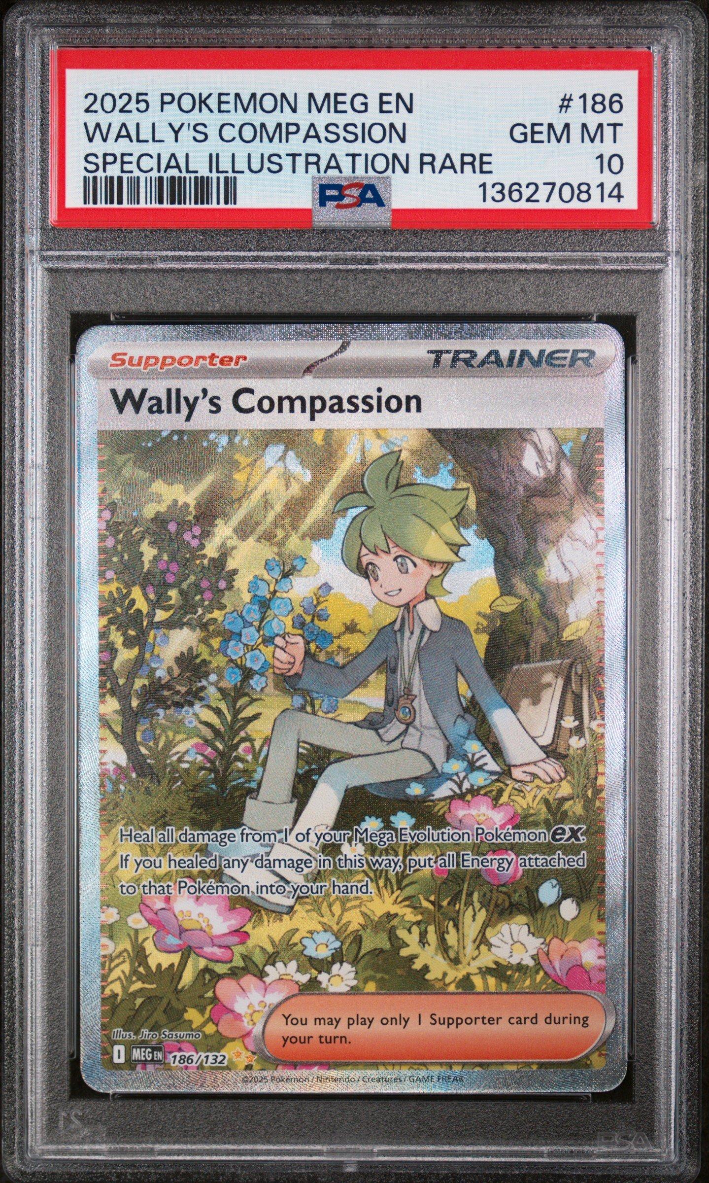 2025 Pokemon Meg En-mega Evolution 186 Wally's Compassion Special