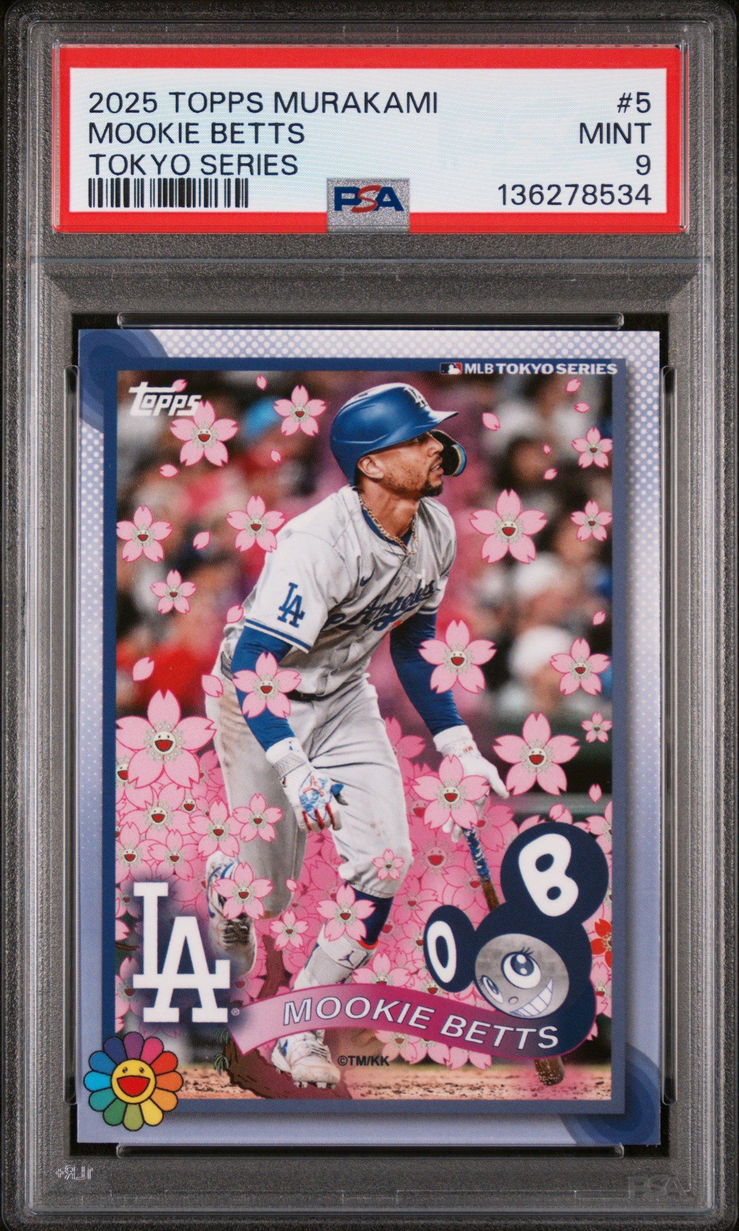 2025 Topps Takashi Murakami + Mlb World Tour Tokyo Series 5 Mookie