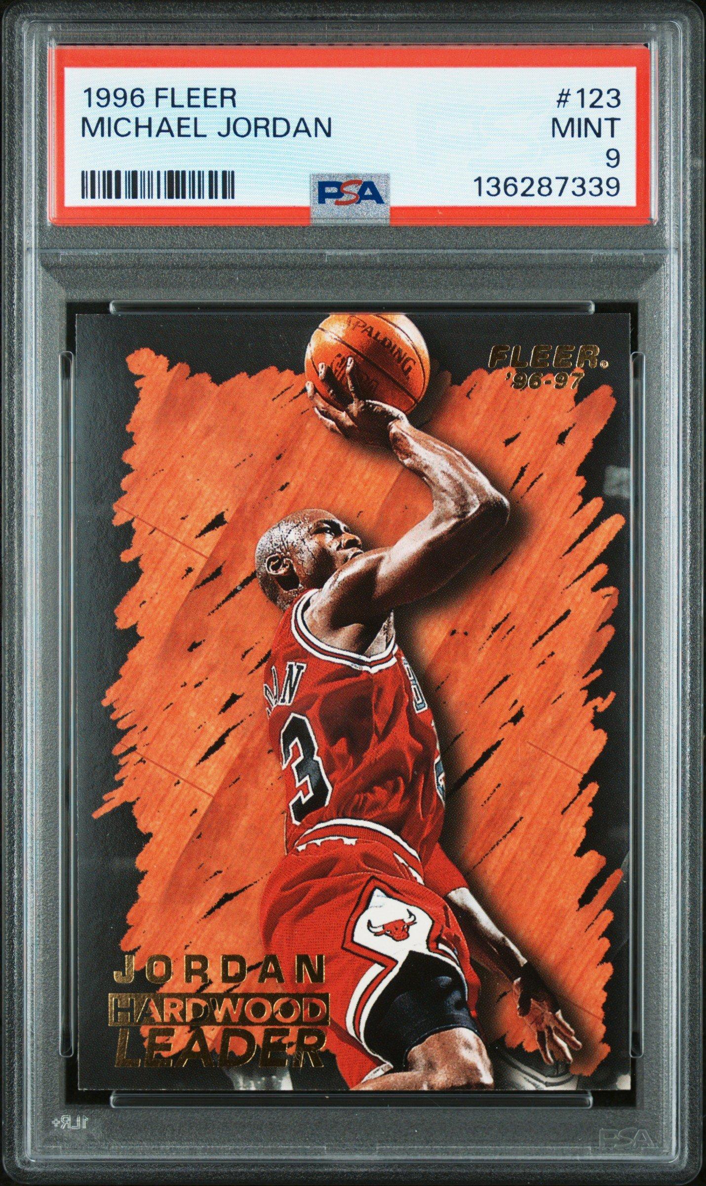 1996 Fleer 123 Michael Jordan PSA 9 Graded Card | GameStop