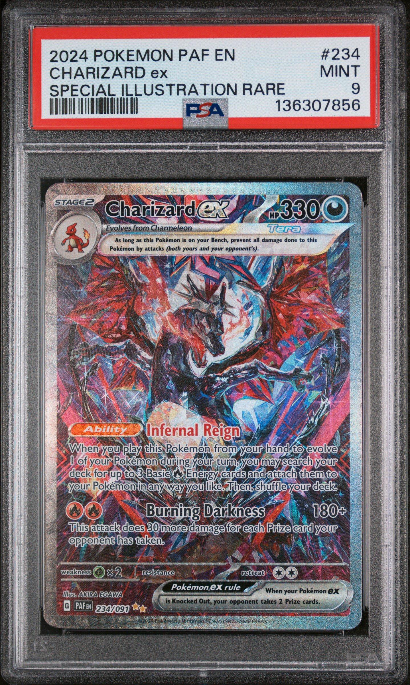 pokemon charizard card 2024 Graded: ex 54/91 Paldean Fates (2024) Holo PSA 8 199/165 Category Pokemon Scarlet & Violet Promo