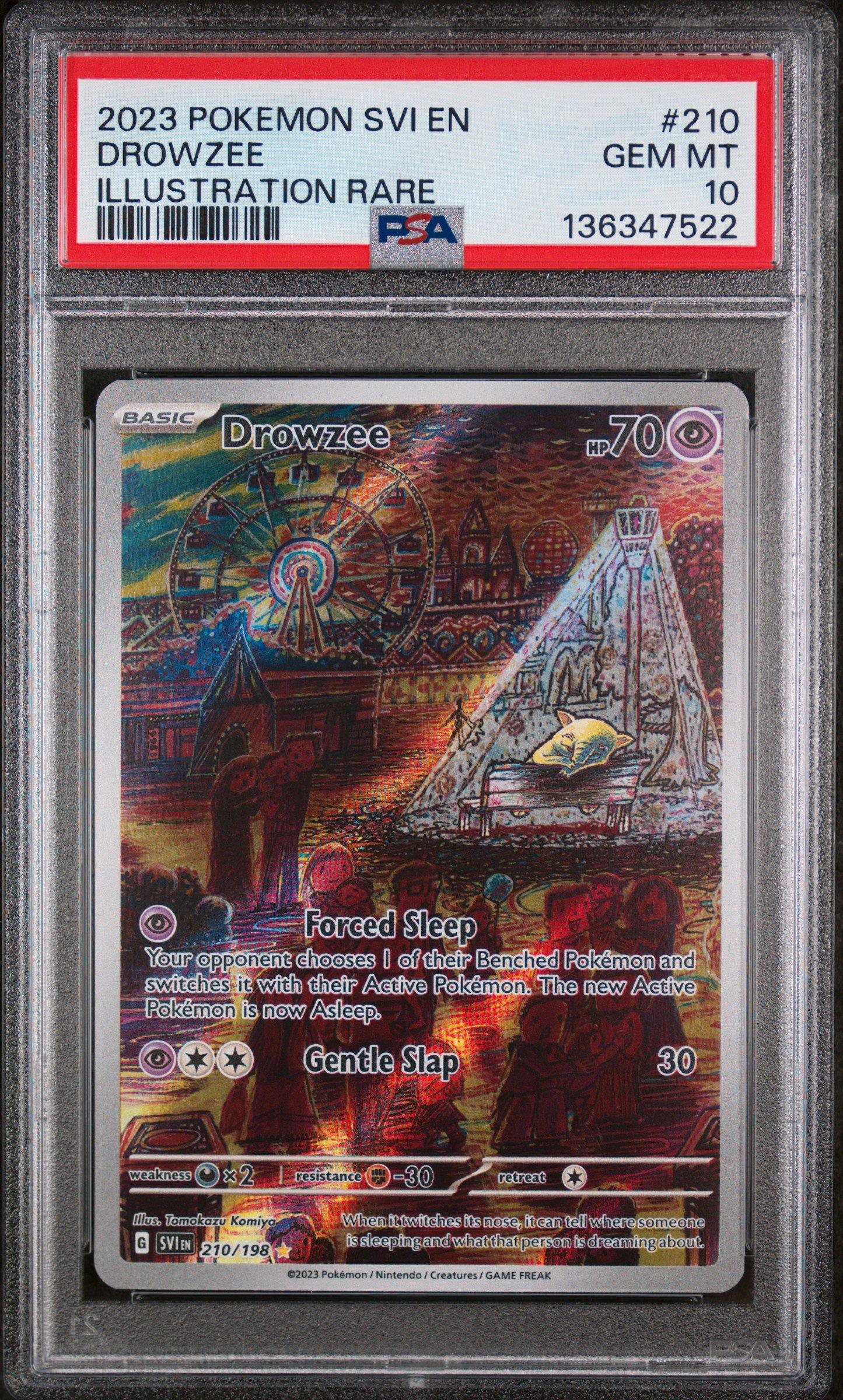2023 Pokemon Svi En-scarlet & Violet 210 Drowzee Illustration Rare